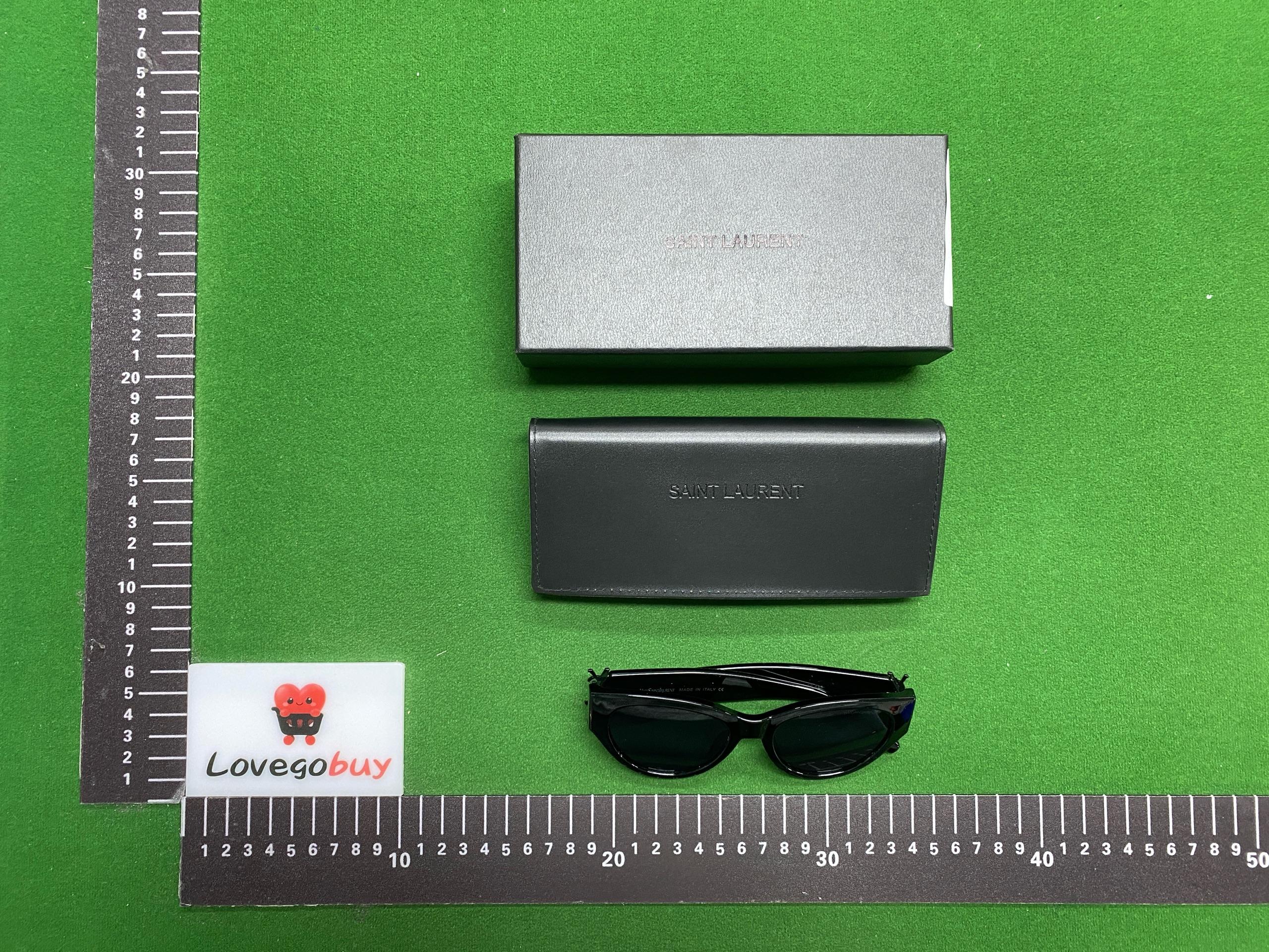 Foto QC 2 de Saint Laurent Square-Frame Acetate Sunglasses Havana Brown (SL 572-002)