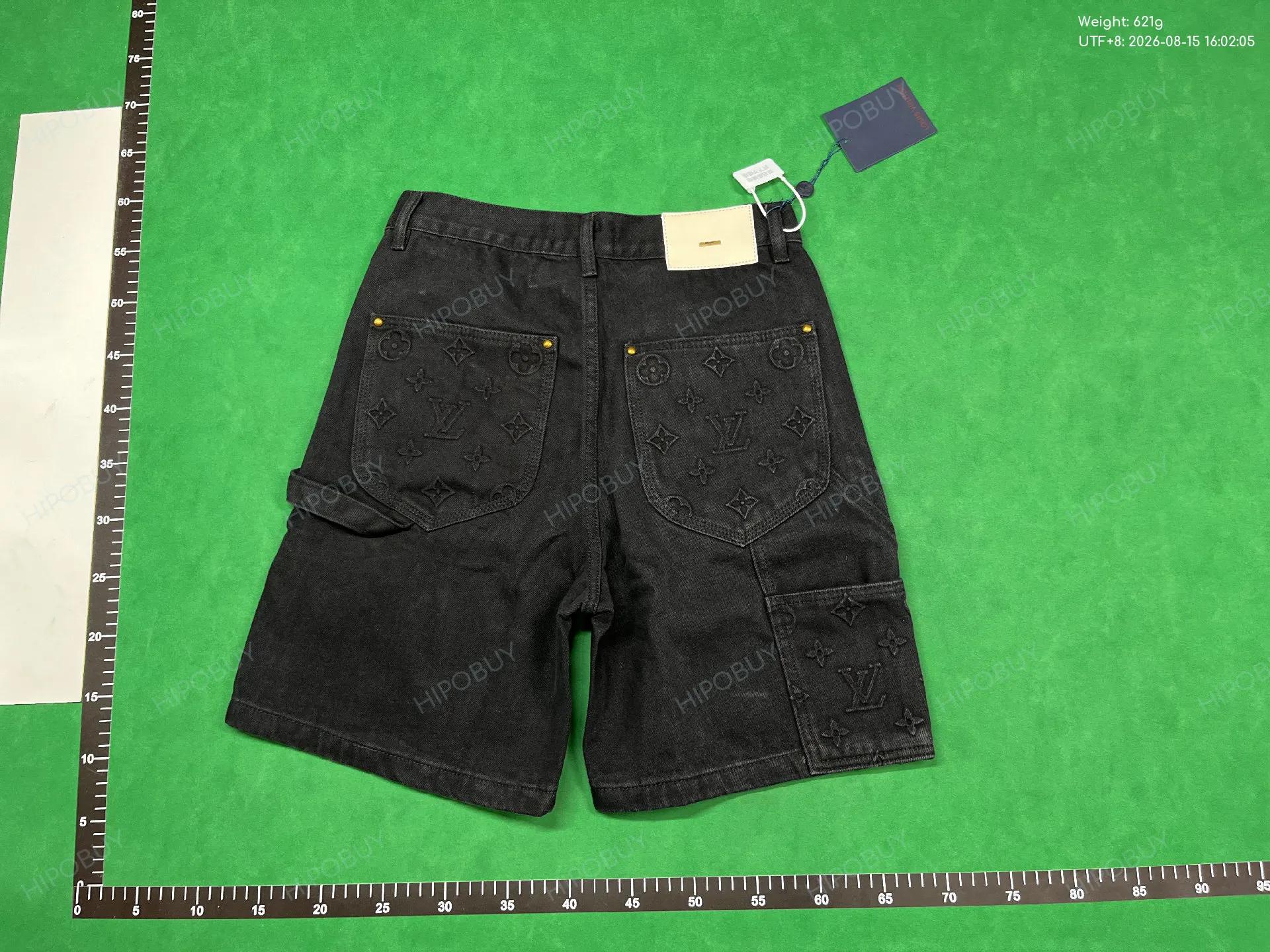 Foto QC 3 de Louis Vuitton Pants Monogram Double Knee Carpenter Washed Black