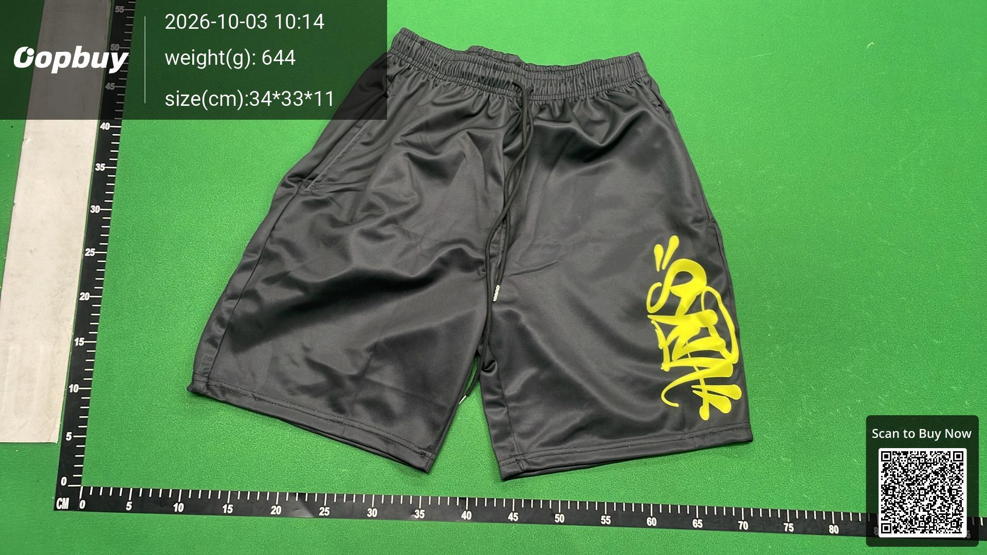 Foto QC 8 de Syna World Basketball Shorts Loose Mesh Piping Grey