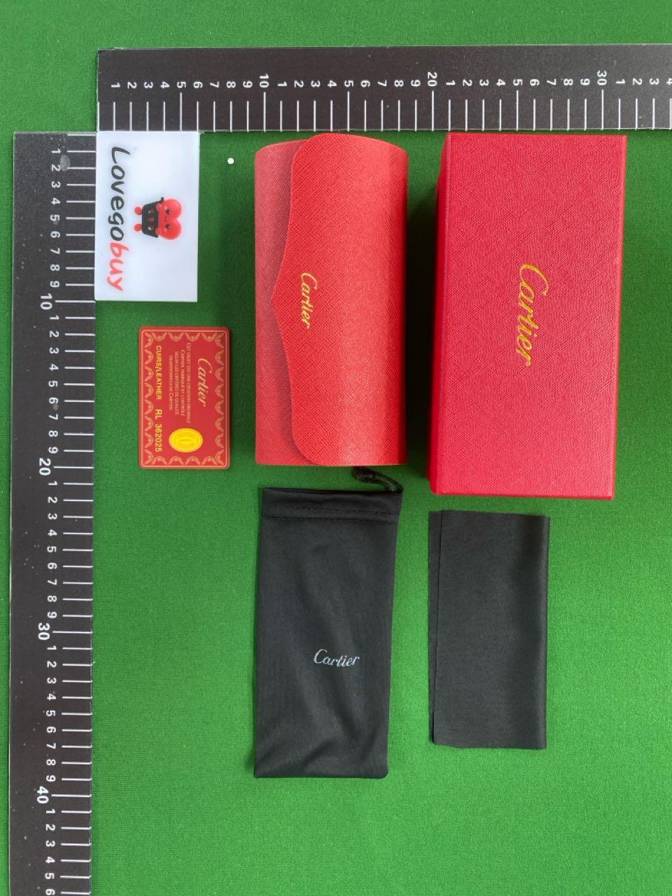Foto QC 7 de Cartier Eyewear Case (Set of 5) Red