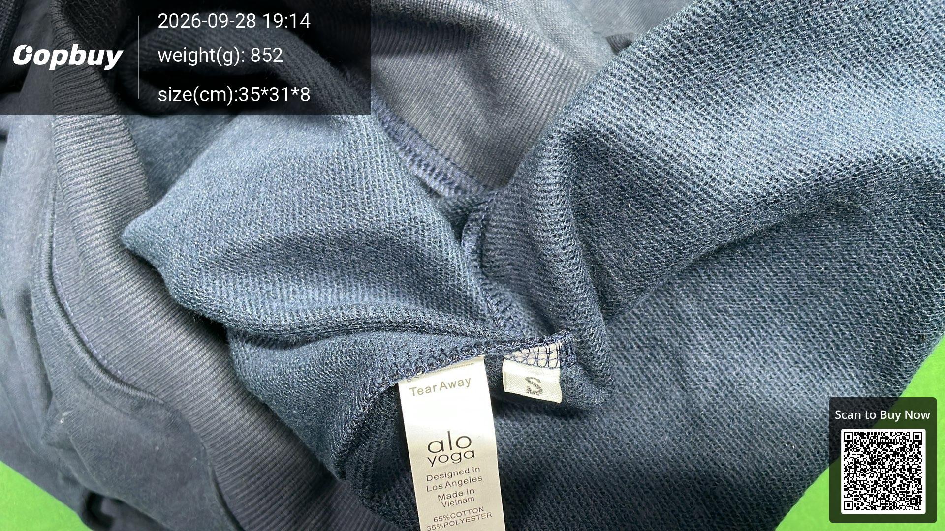 Foto QC 1 de Alo Yoga Accolade Sweatpants Straight Leg Light Provence Blue