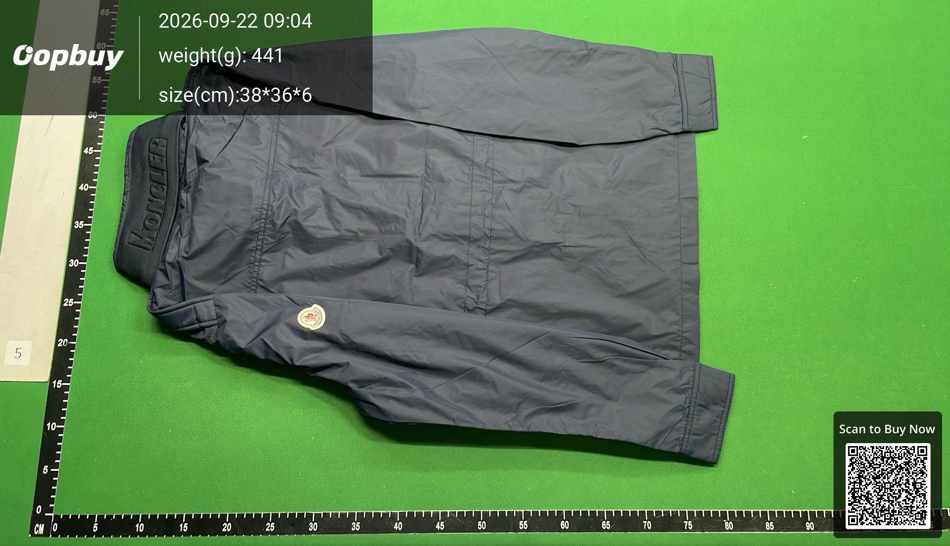 Foto QC 3 de Moncler Field Jacket Multi-pocket Windbreaker Black