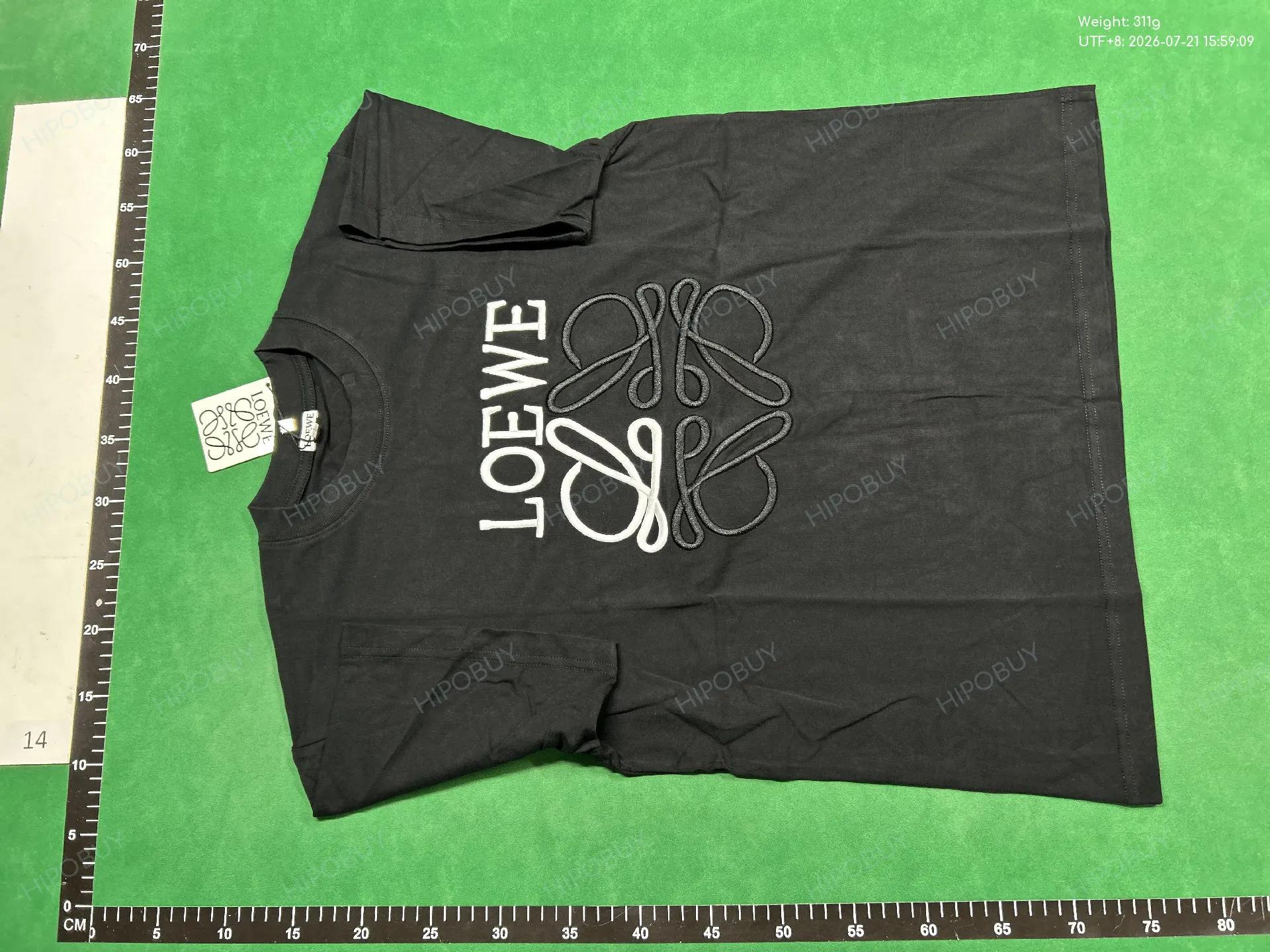 Foto QC 8 de Loewe x Suna Fujita T-shirt Panda Anagram Green