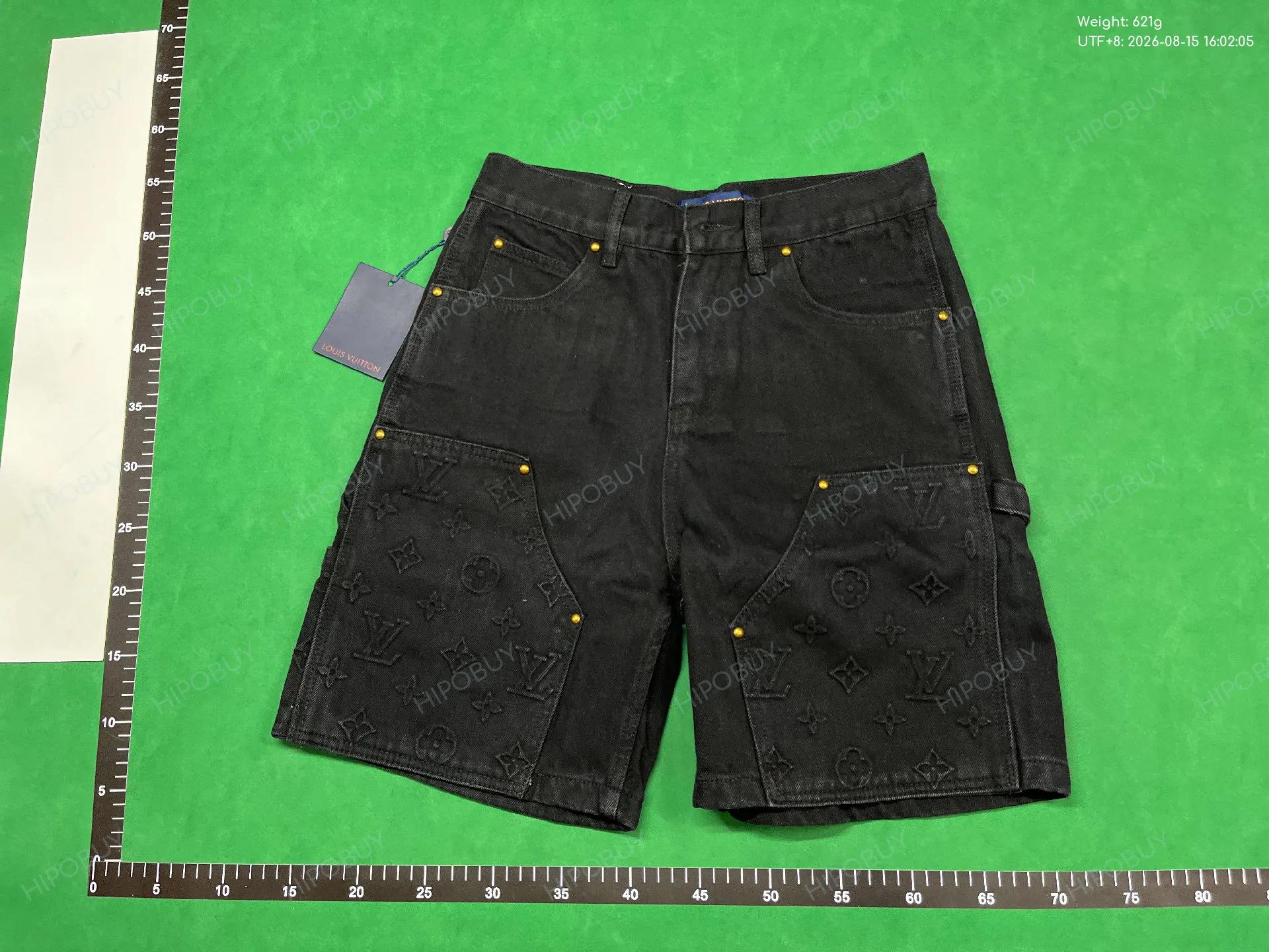 Foto QC 2 de Louis Vuitton Pants Monogram Double Knee Carpenter Washed Black