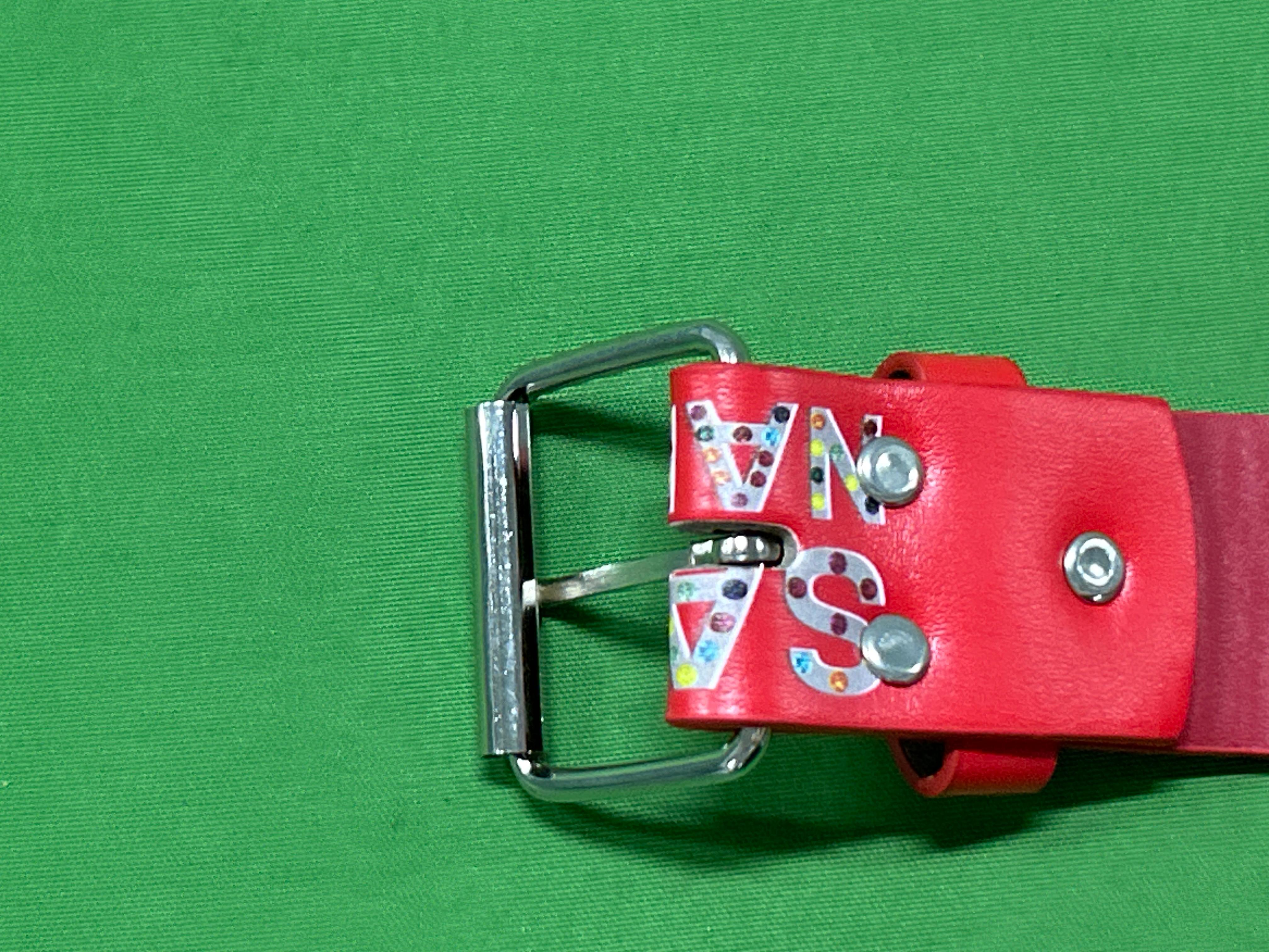 Foto QC 6 de Other Pin Buckle Belt Black Red