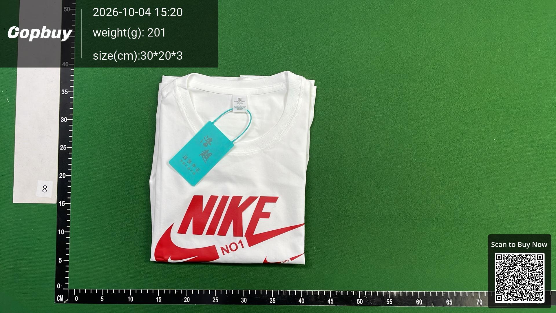 Foto QC 8 de Nike T-shirt NO1 Swoosh Graphic Black