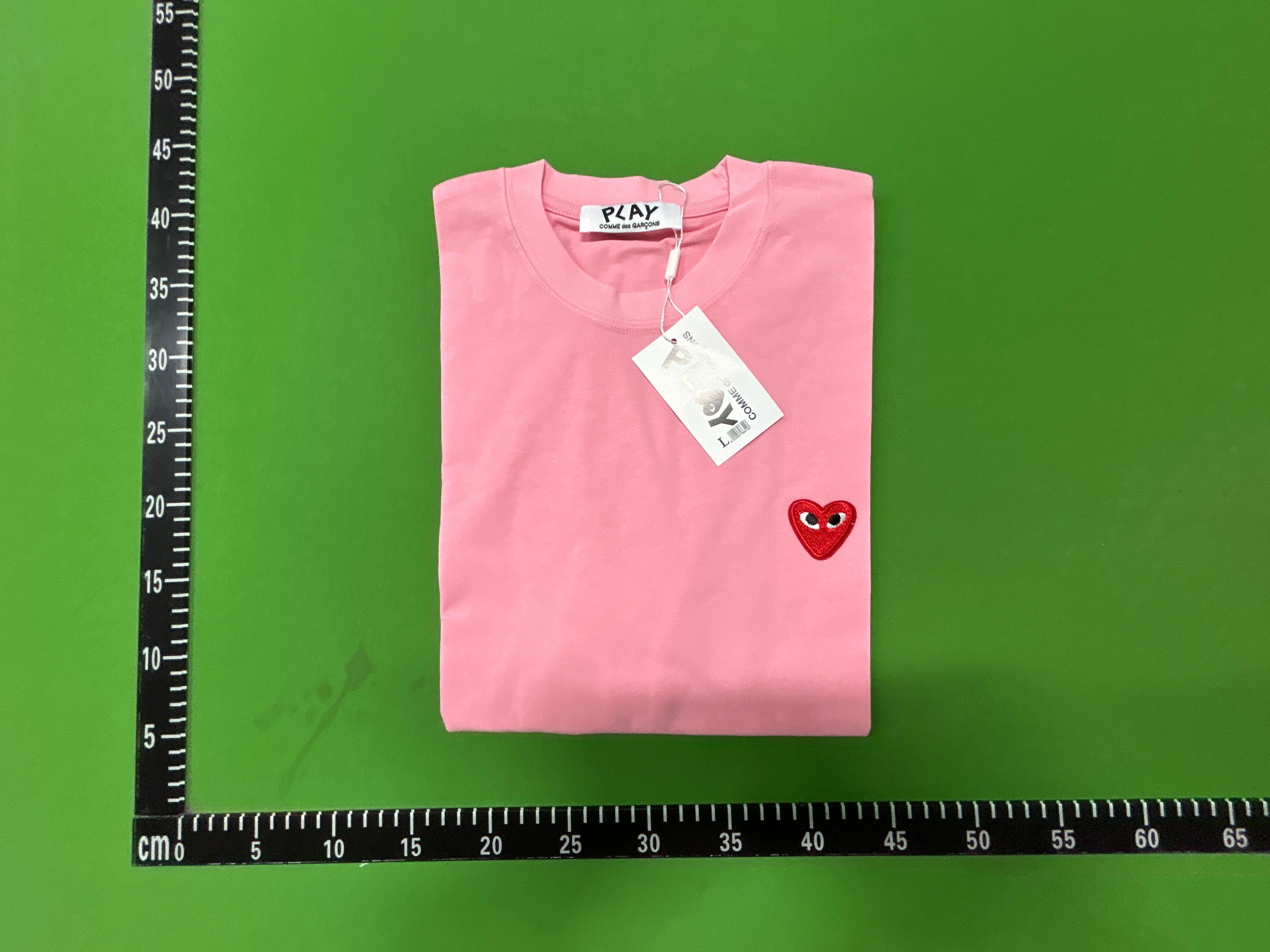 Foto QC 1 de Comme des Garçons PLAY x A Bathing Ape T-shirt Blue Camo Heart Black