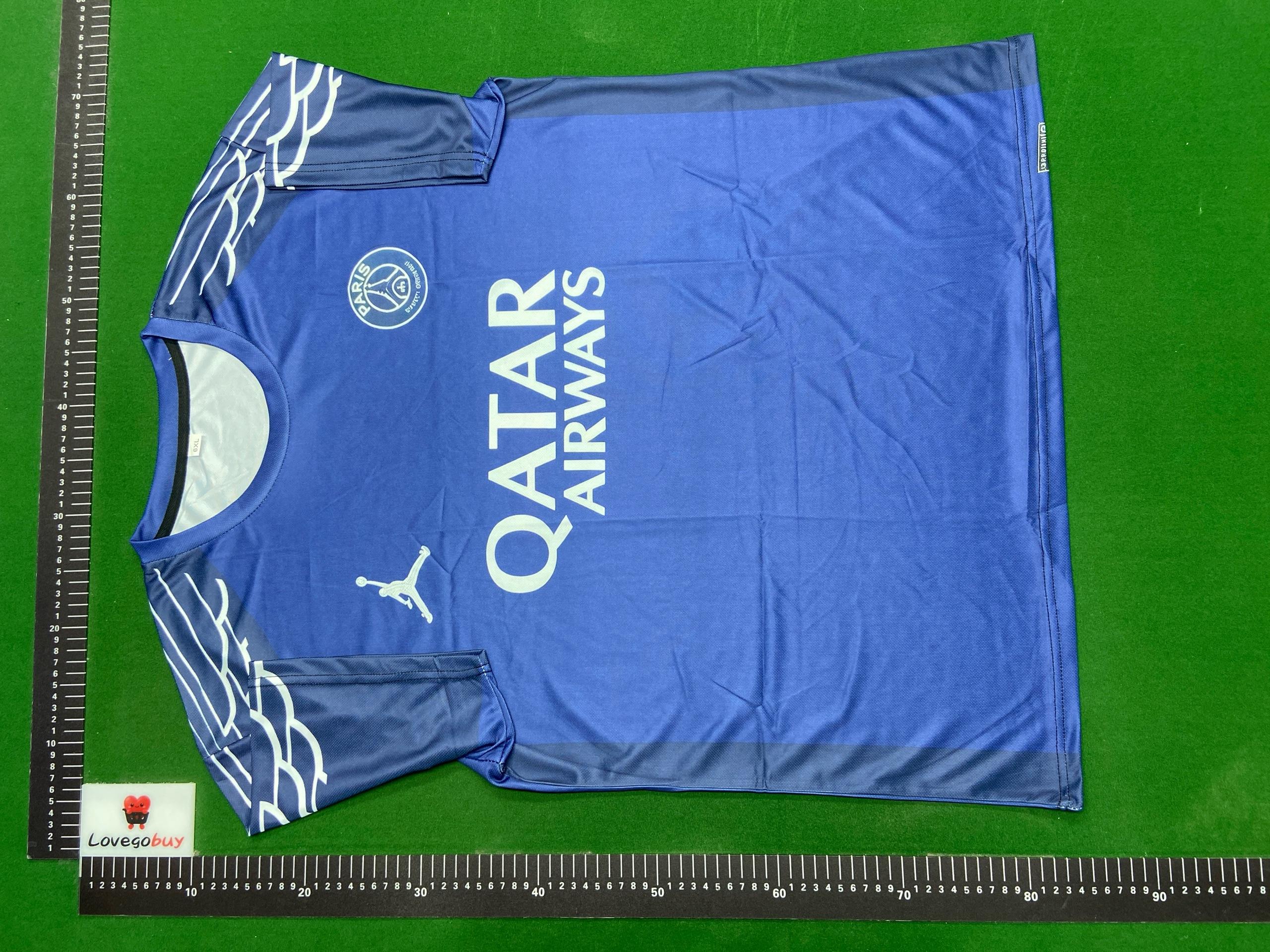 Foto QC 2 de Jordan x Paris Saint-Germain 2022/23 Home Wings Jersey Navy Blue