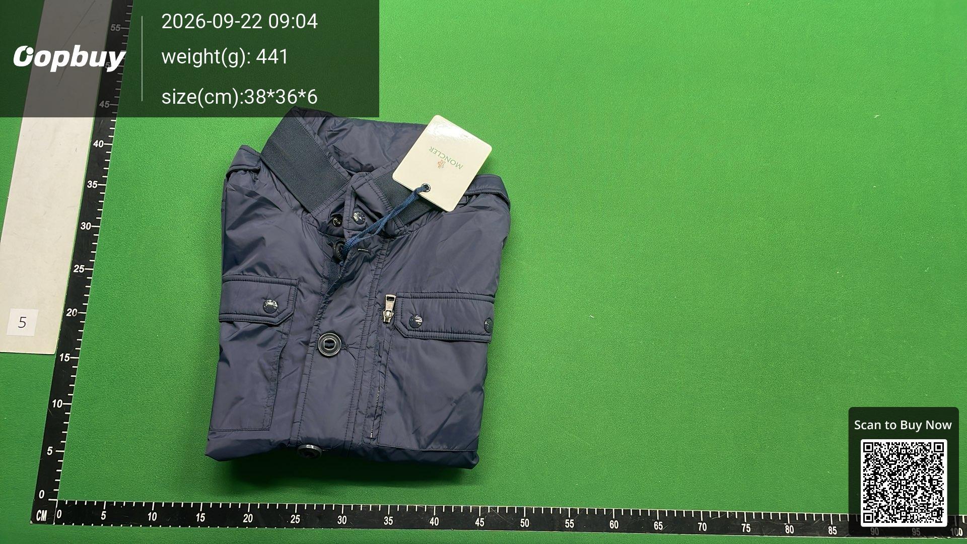 Foto QC 4 de Moncler Field Jacket Multi-pocket Windbreaker Black