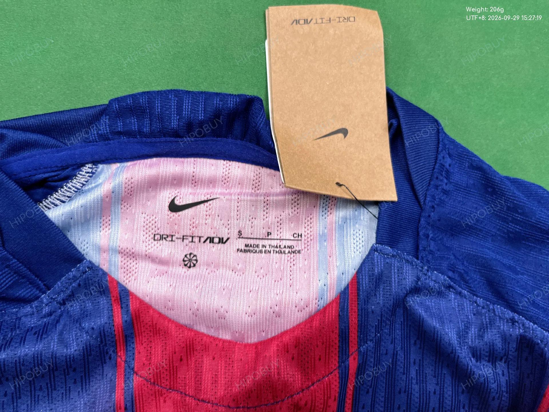 Foto QC 5 de Nike x FC Barcelona 2025/26 Away Player Jersey Gold