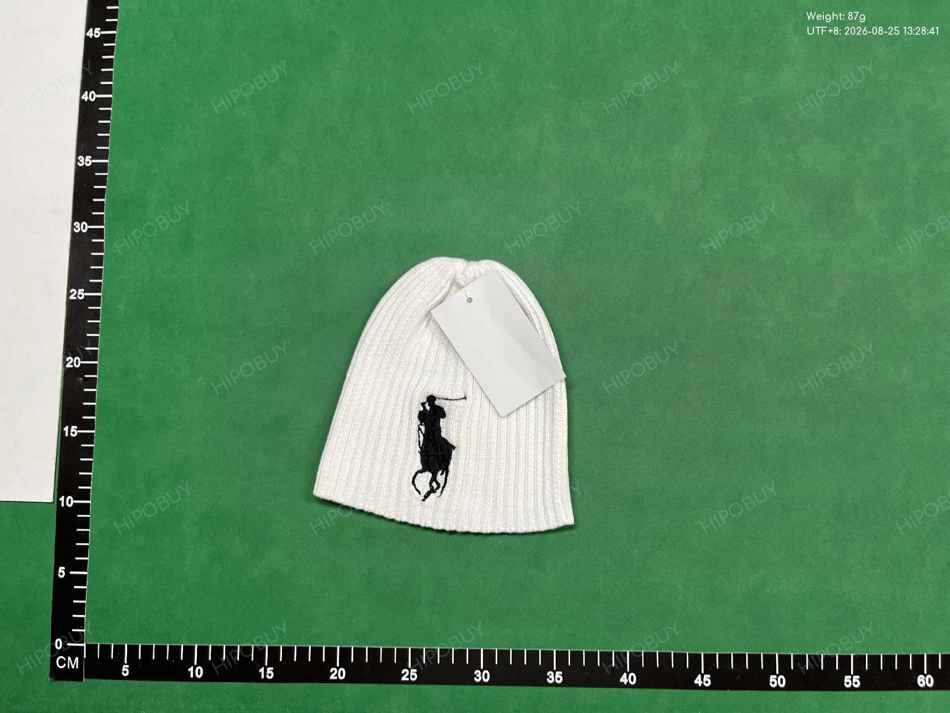 Foto QC 1 de Polo Ralph Lauren Big Pony Beanie White