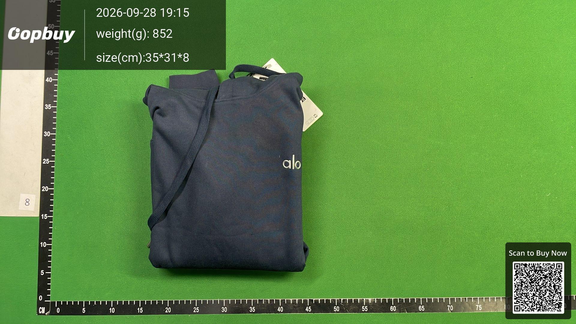 Foto QC 4 de Alo Yoga Accolade Sweatpants Straight Leg Light Provence Blue