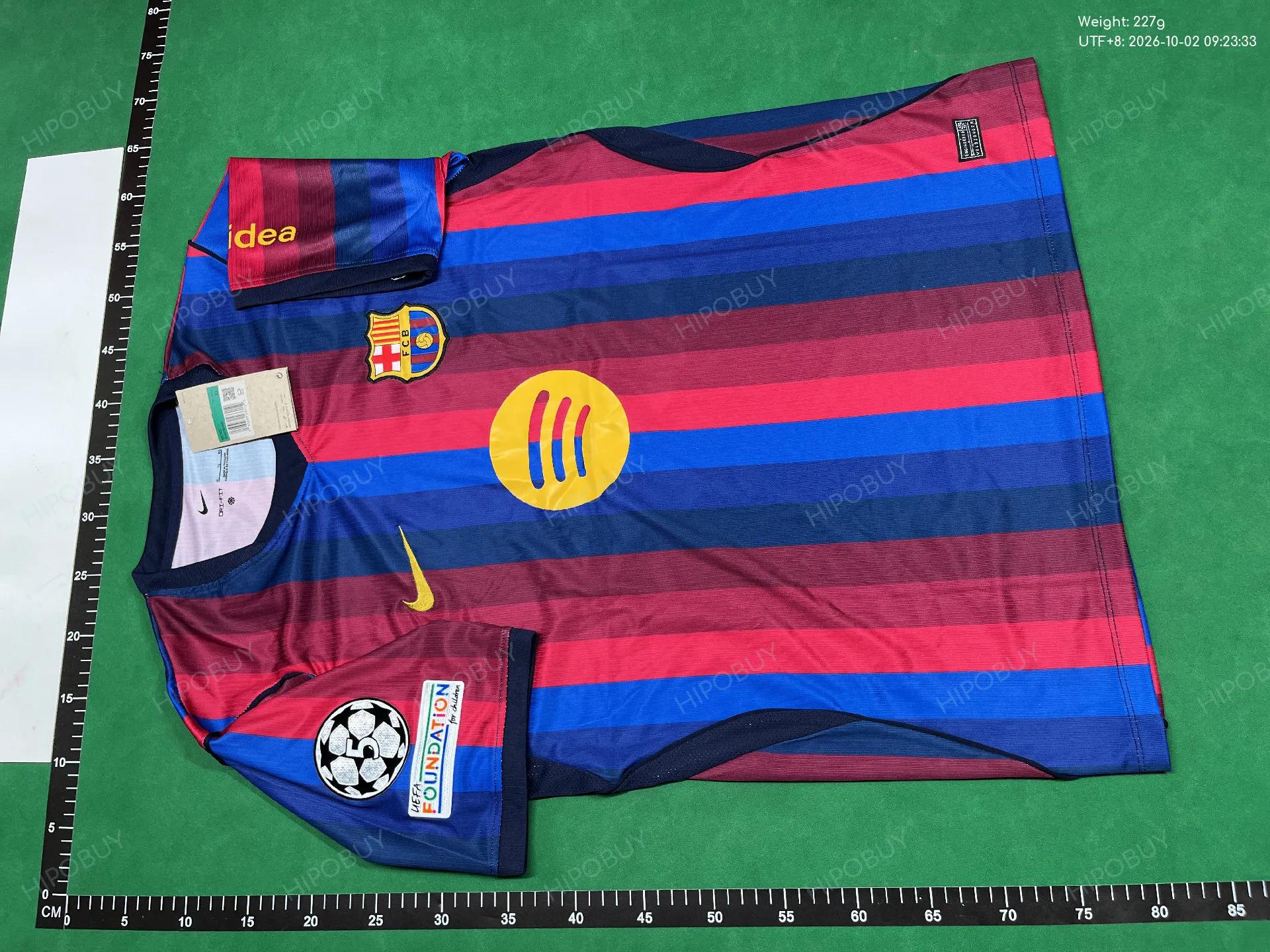 Foto QC 6 de Nike x FC Barcelona 2026/27 Home Jersey Deep Garnet Blue Void