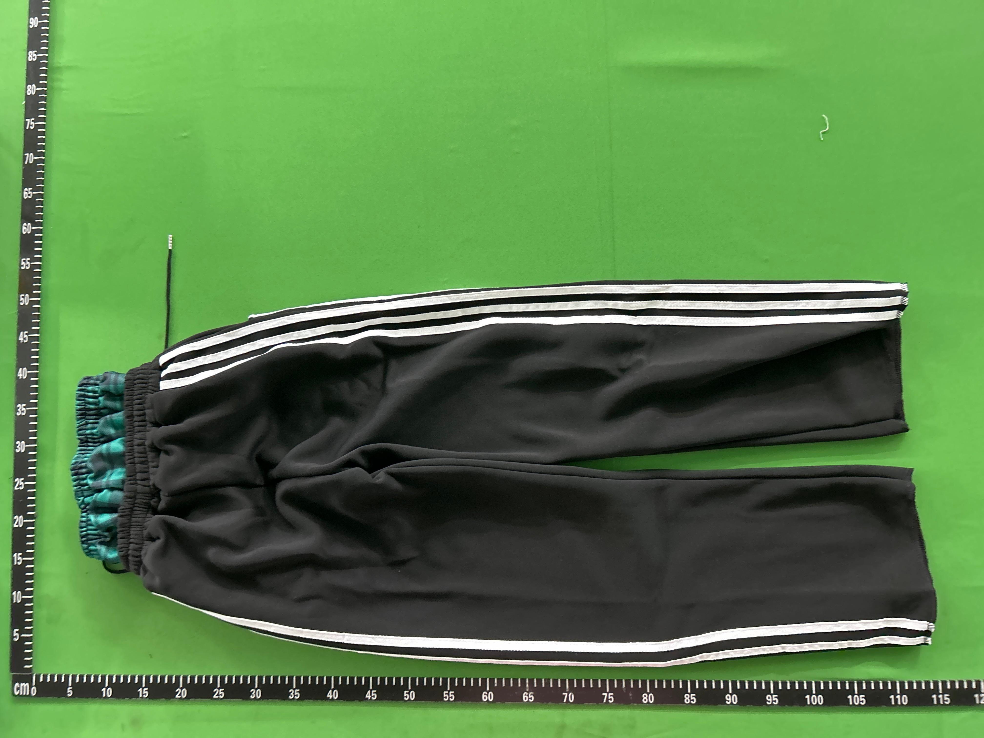Foto QC 3 de Other Sweatpants Wide Leg Striped Double Waist Grey Red