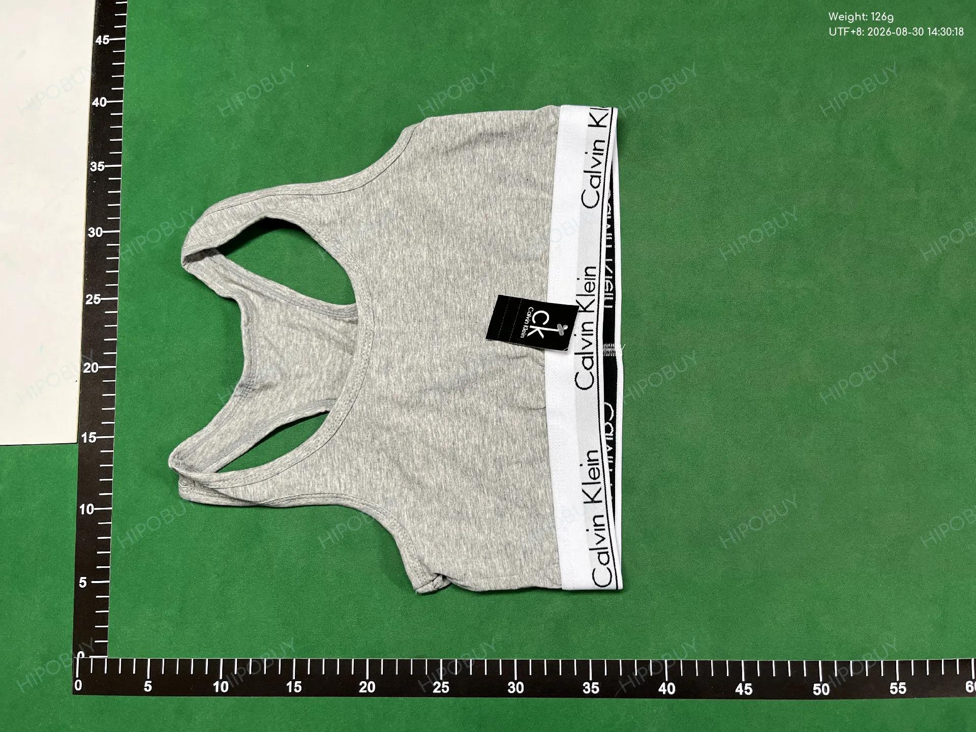 Foto QC 5 de Calvin Klein Underwear Microfiber Sports Bra Set Black White Grey