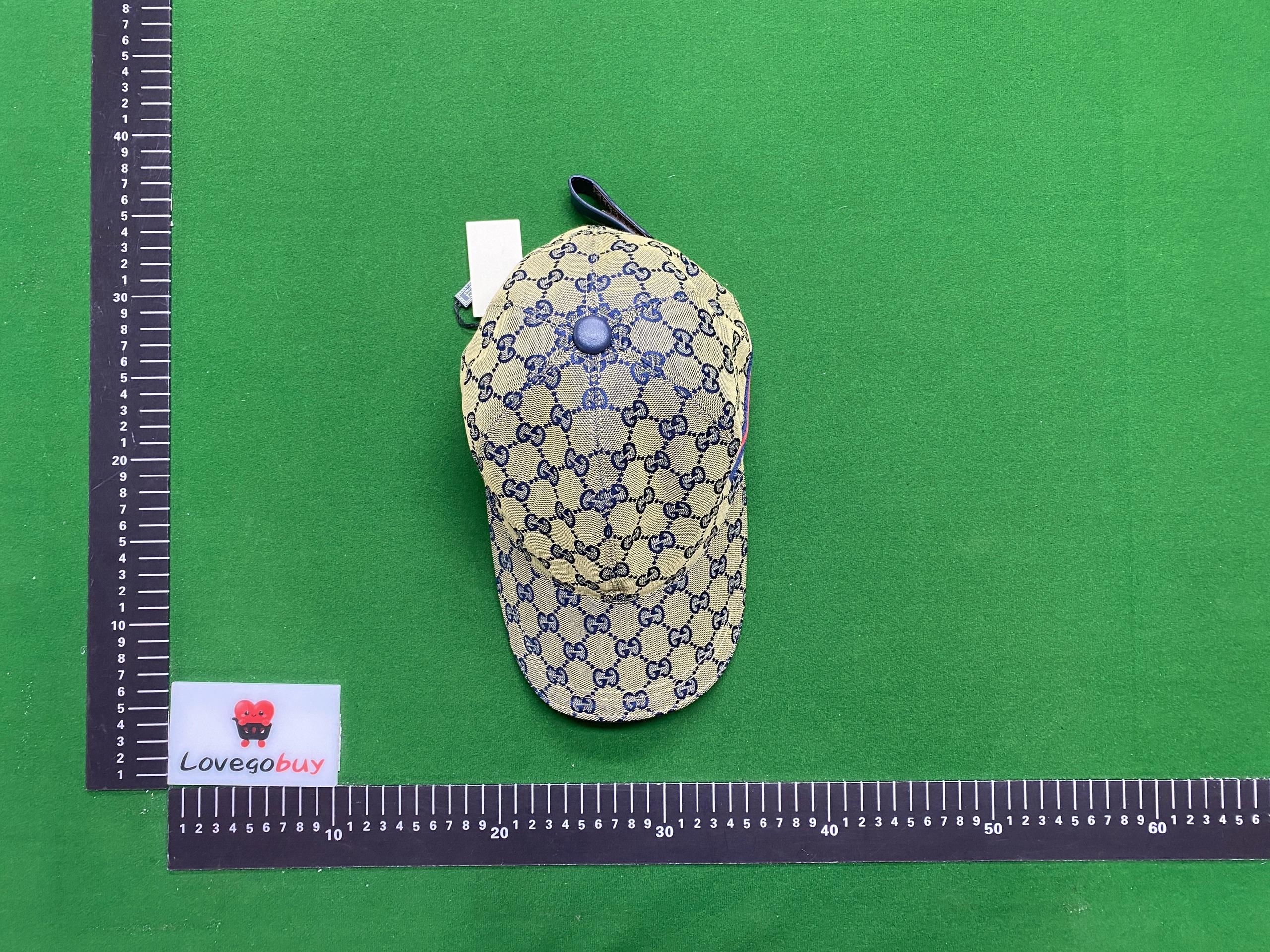Foto QC 2 de Gucci GG Canvas Cap Blue