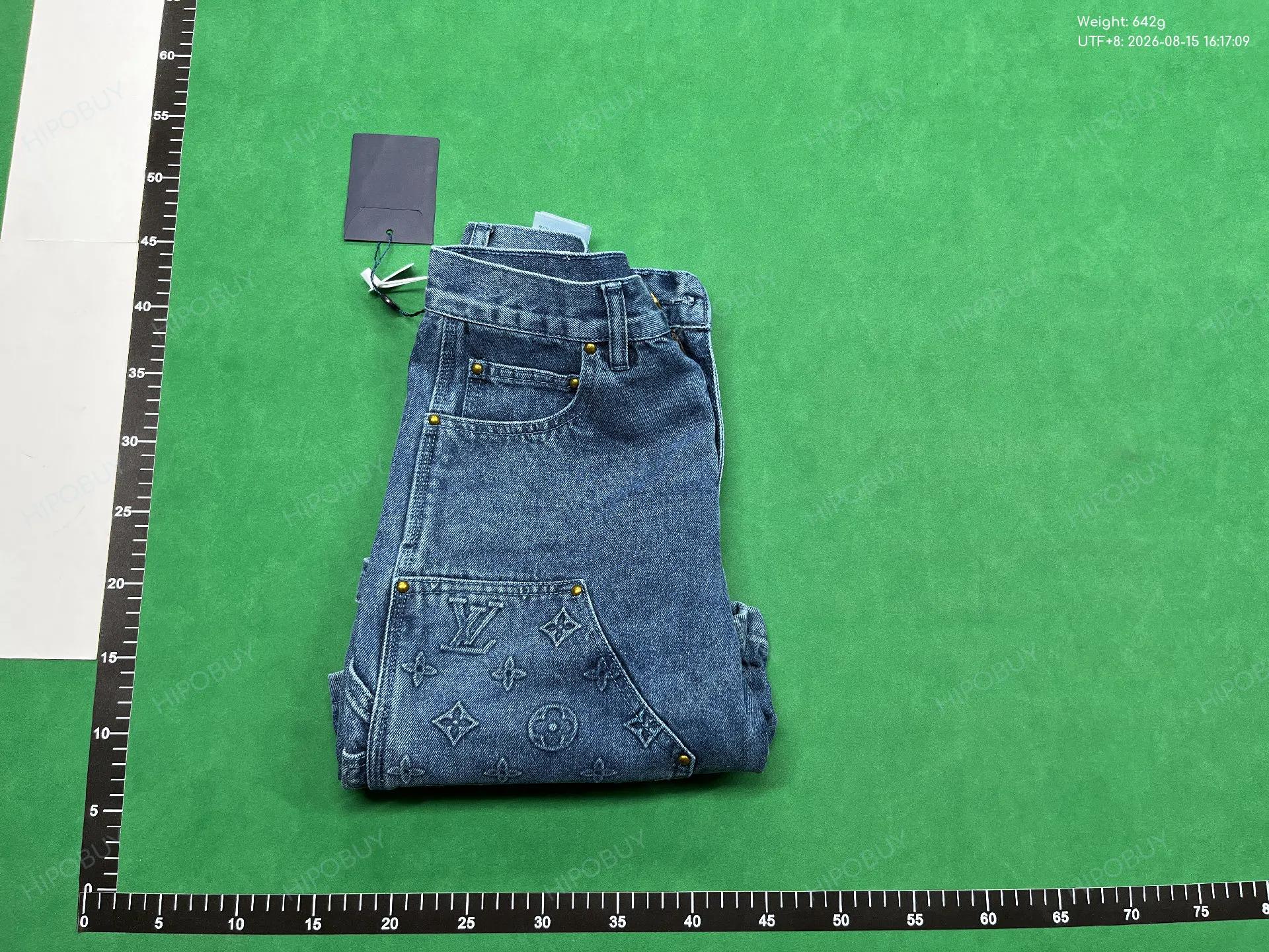 Foto QC 8 de Louis Vuitton Pants Monogram Double Knee Carpenter Washed Black