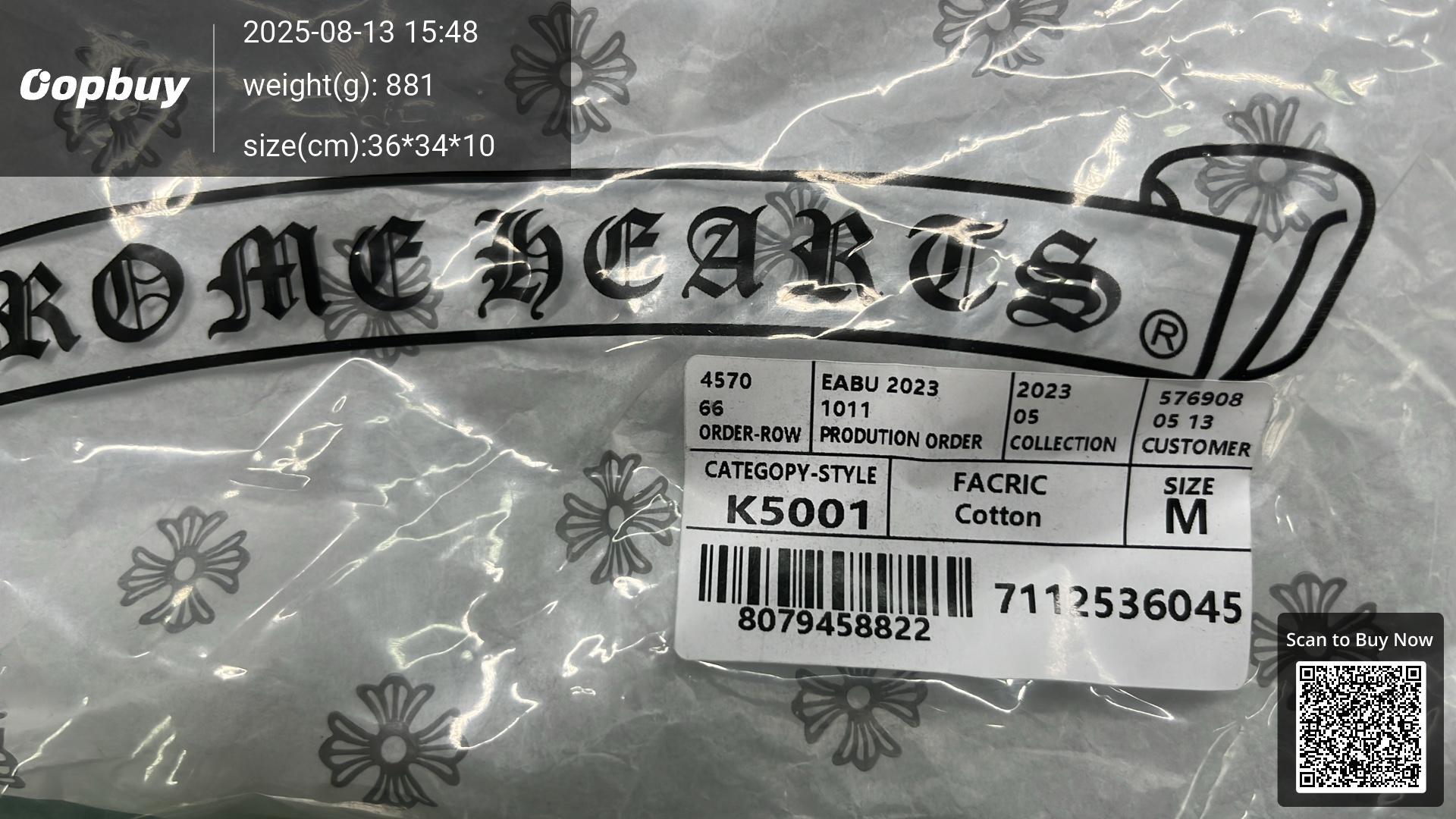 Foto QC 4 de Chrome Hearts Los Angeles Zip Up Hoodie Jacket Black