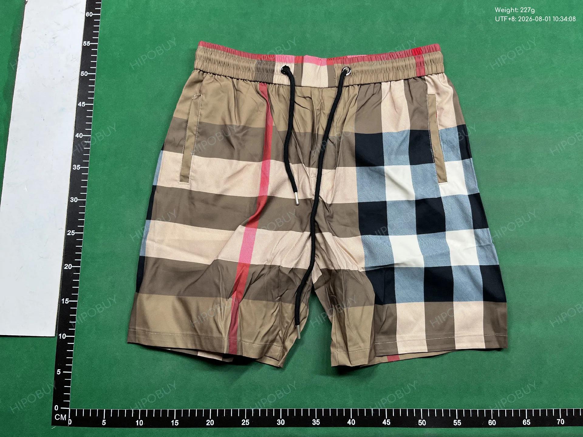 Foto QC 2 de Burberry Board Shorts Mixed Check Multicolor