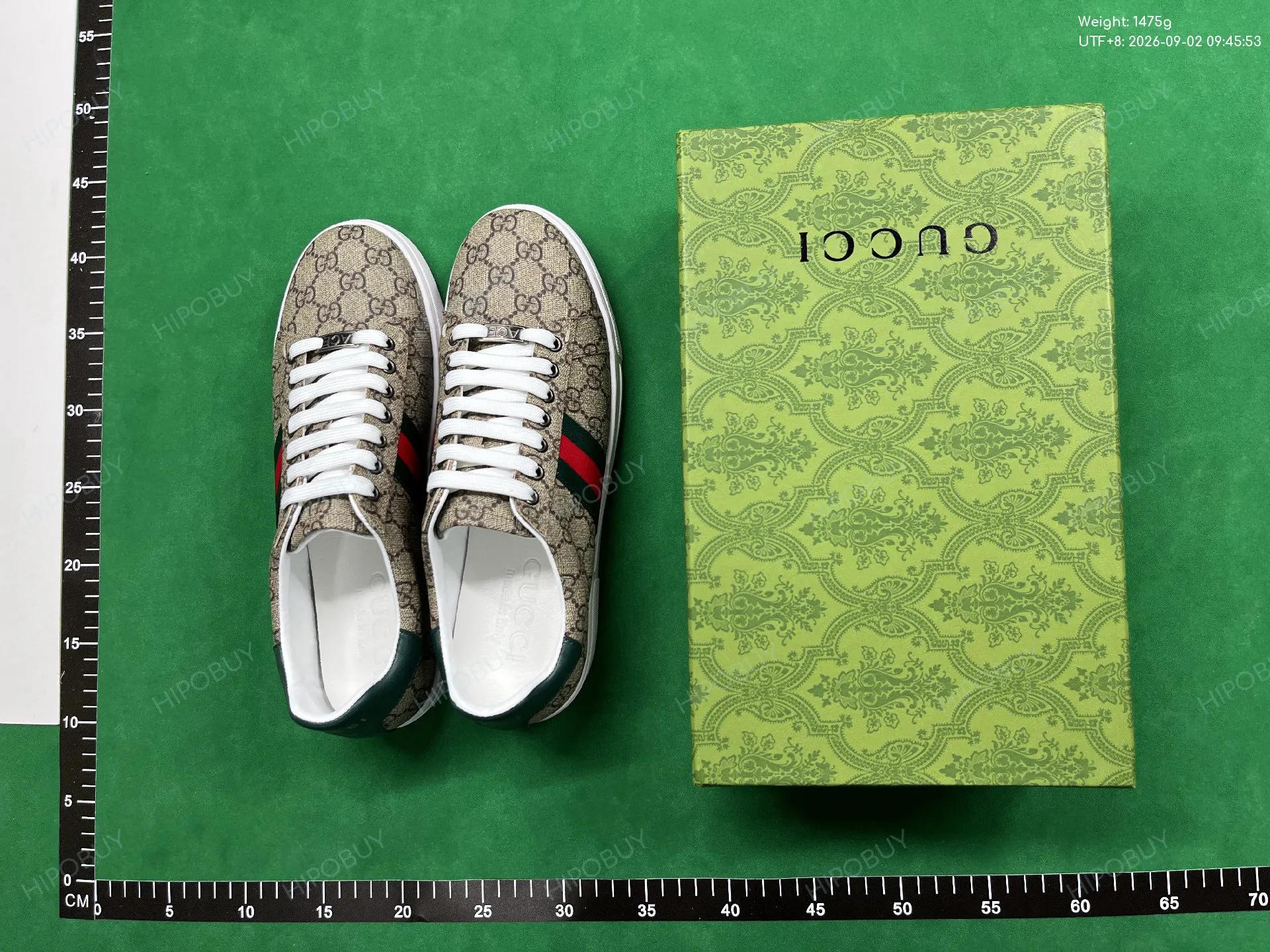 Foto QC 7 de Gucci Ace Low GG Supreme Black Grey 625783 2KQW0 1100