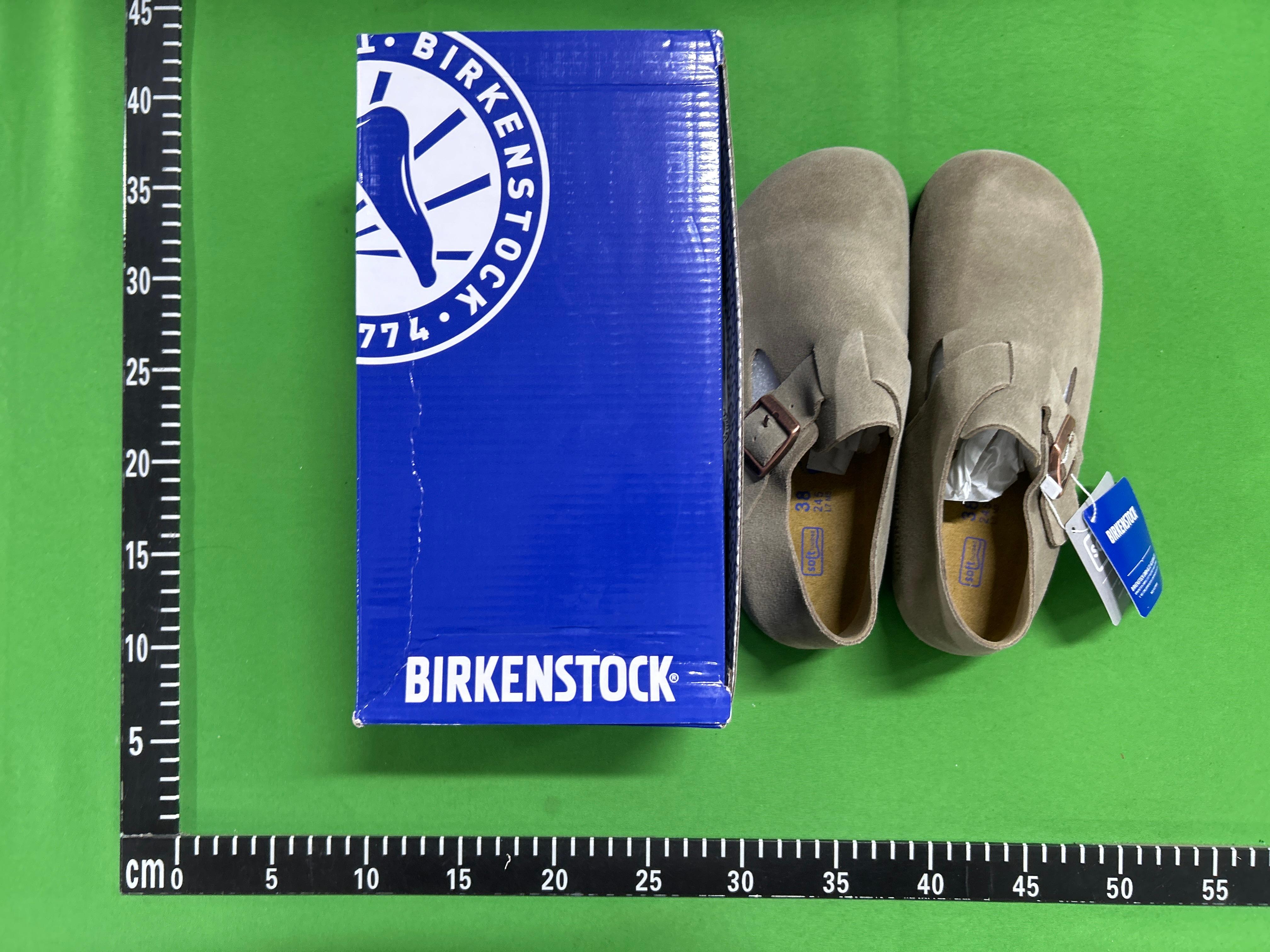 Foto QC 2 de Birkenstock Boston Suede Soft Footbed Antique White