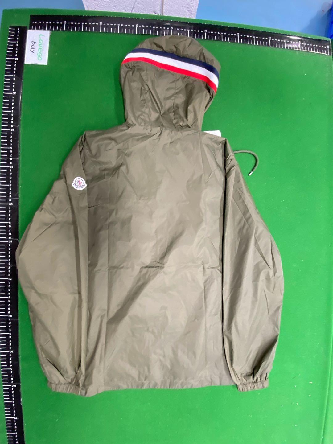 Foto QC 6 de Moncler Windbreaker Jacket Tricolor Stripe Black