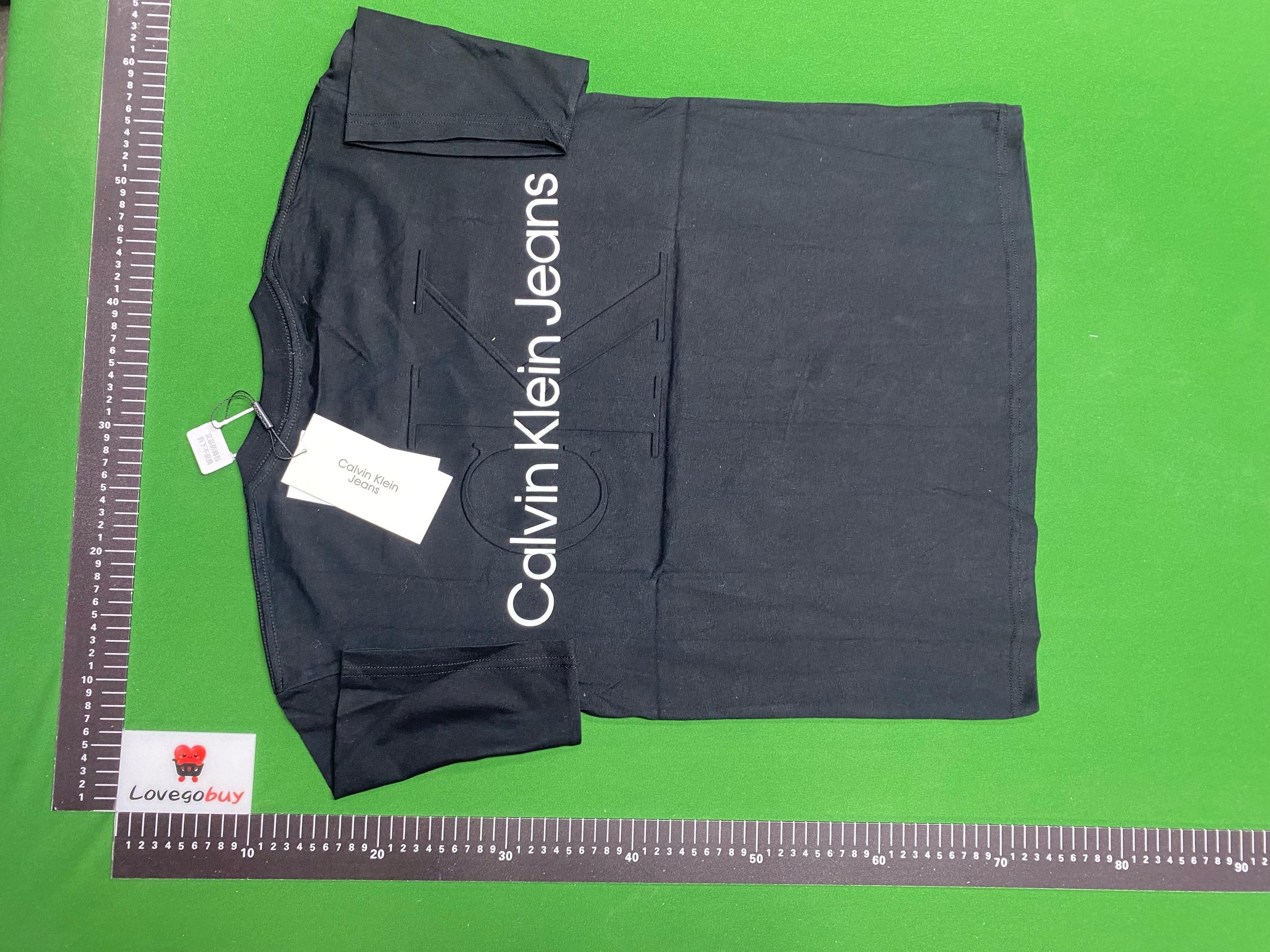 Foto QC 2 de Calvin Klein Jeans T-shirt Embossed Monogram Logo Black