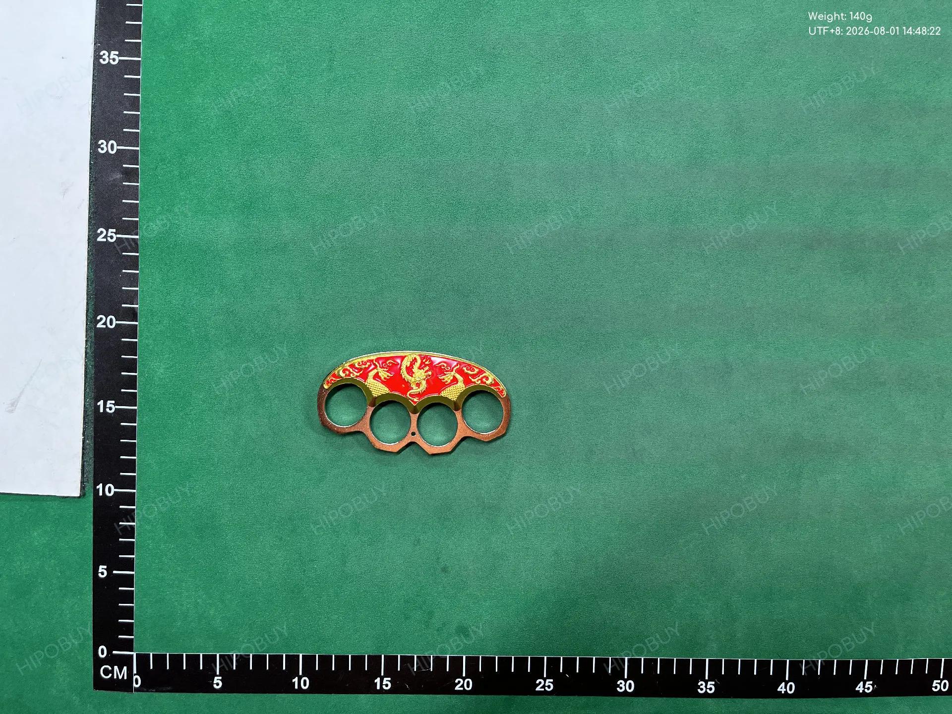 Foto QC 1 de Unbranded Golden Dragon ZH021 Red Gold Metal Craft Ornament