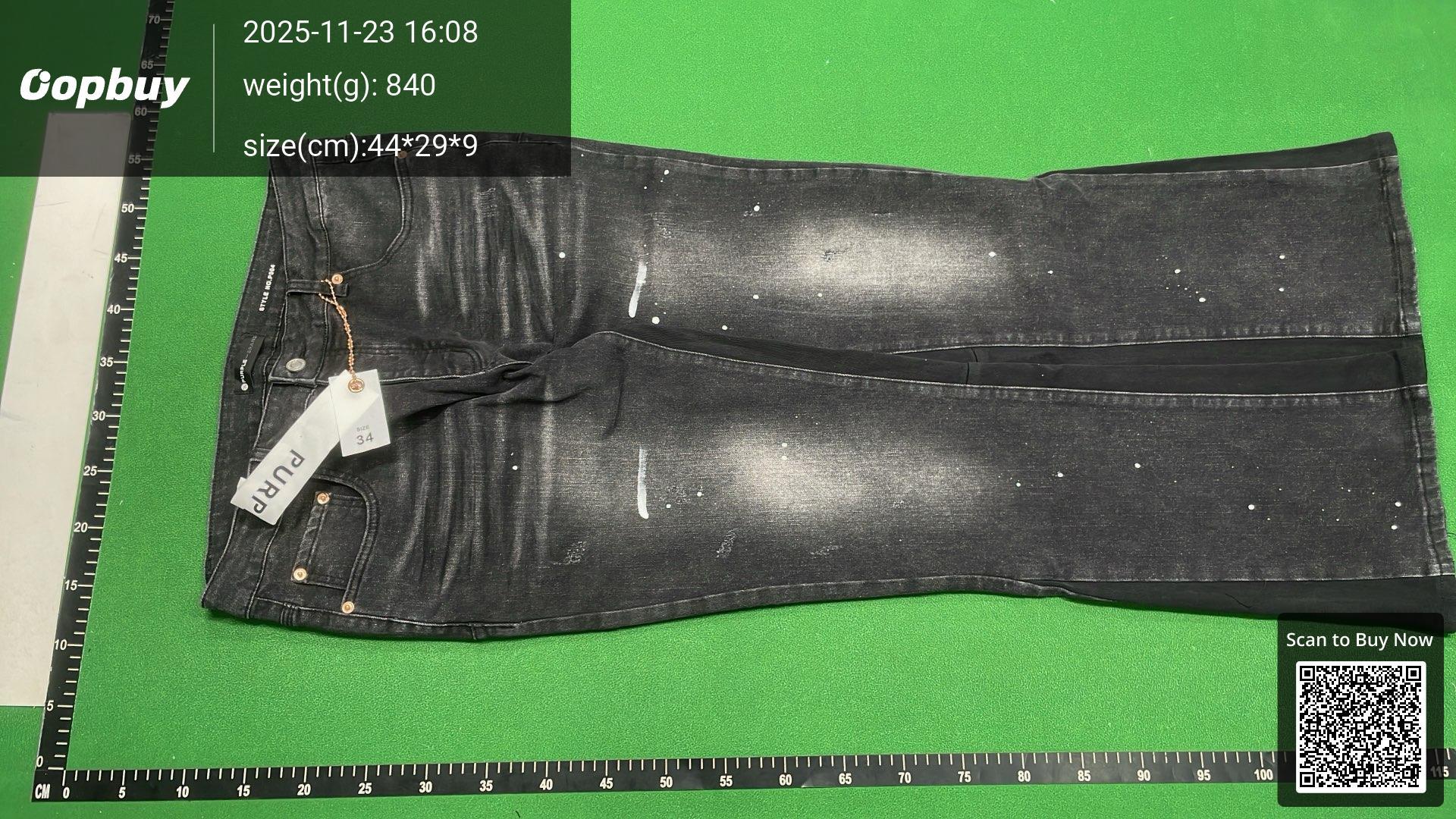 Foto QC 6 de Purple Brand P004 Jeans Bootcut Distressed Light Indigo