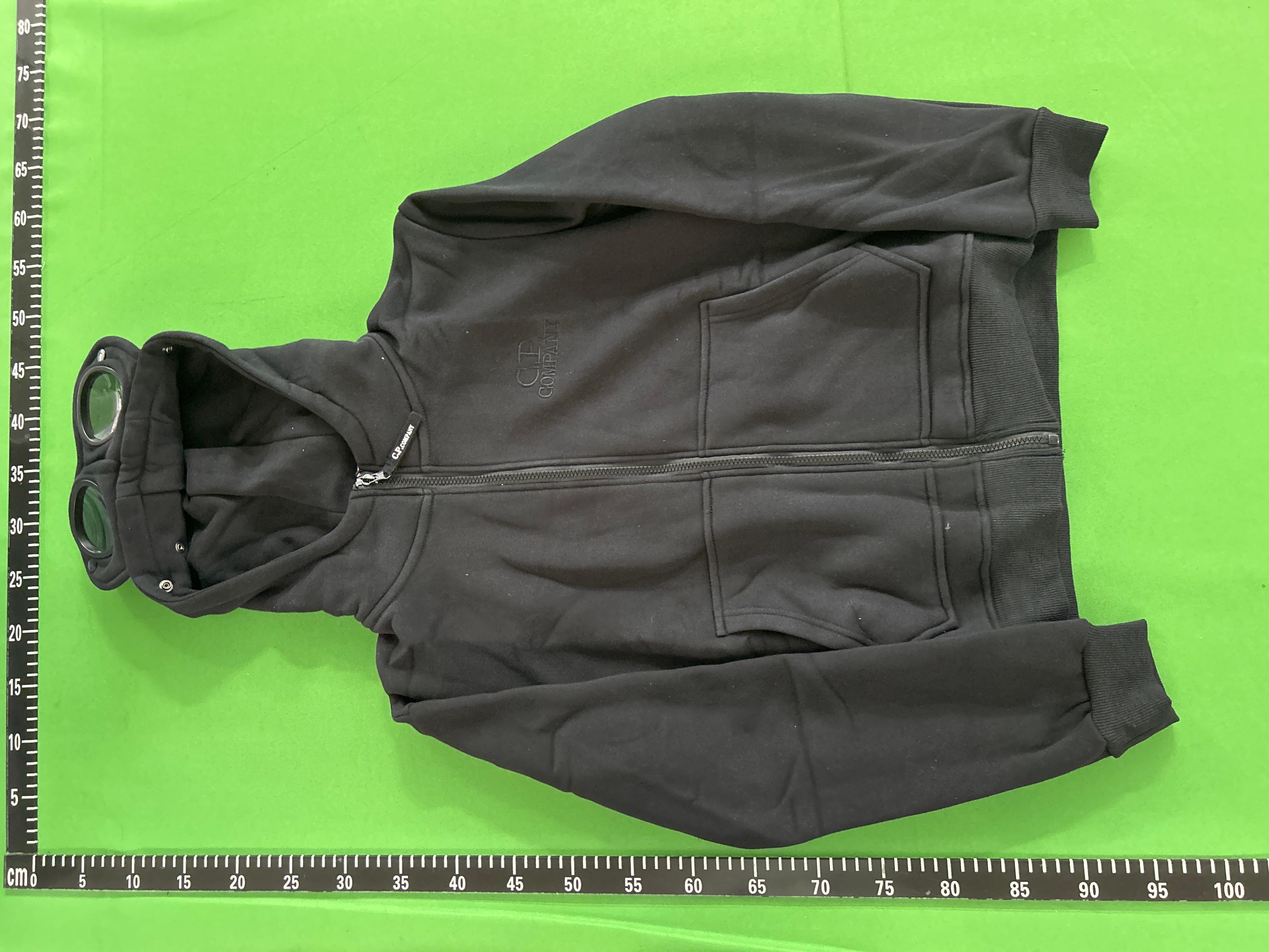 Foto QC 6 de CP Company Goggle Hoodie Zip-Up Logo White
