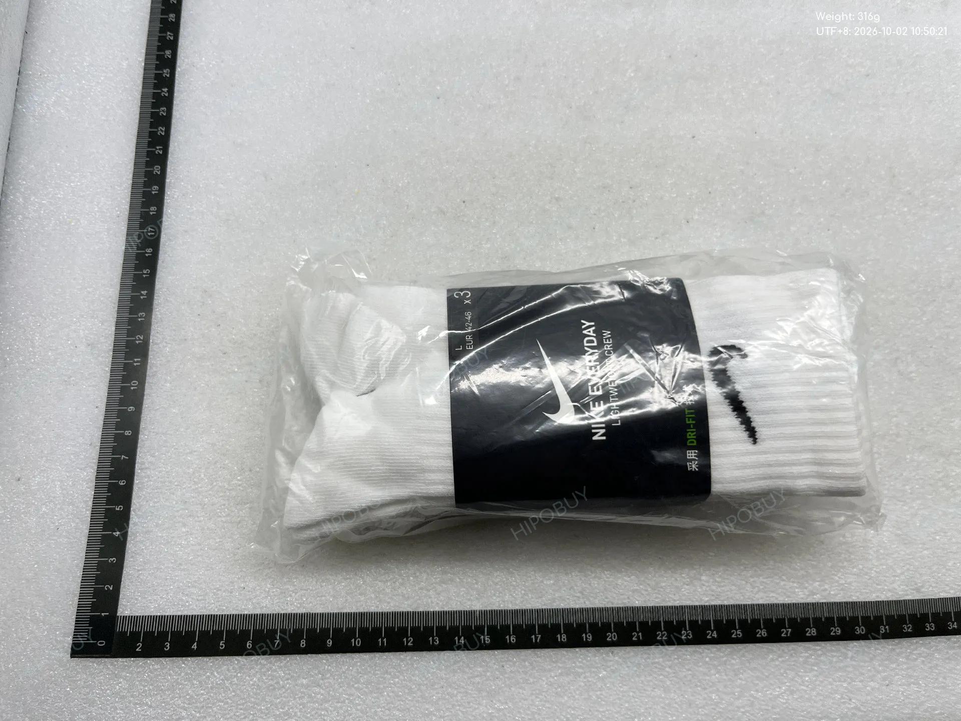 Foto QC 1 de Nike Crew Socks Cushioned Black White