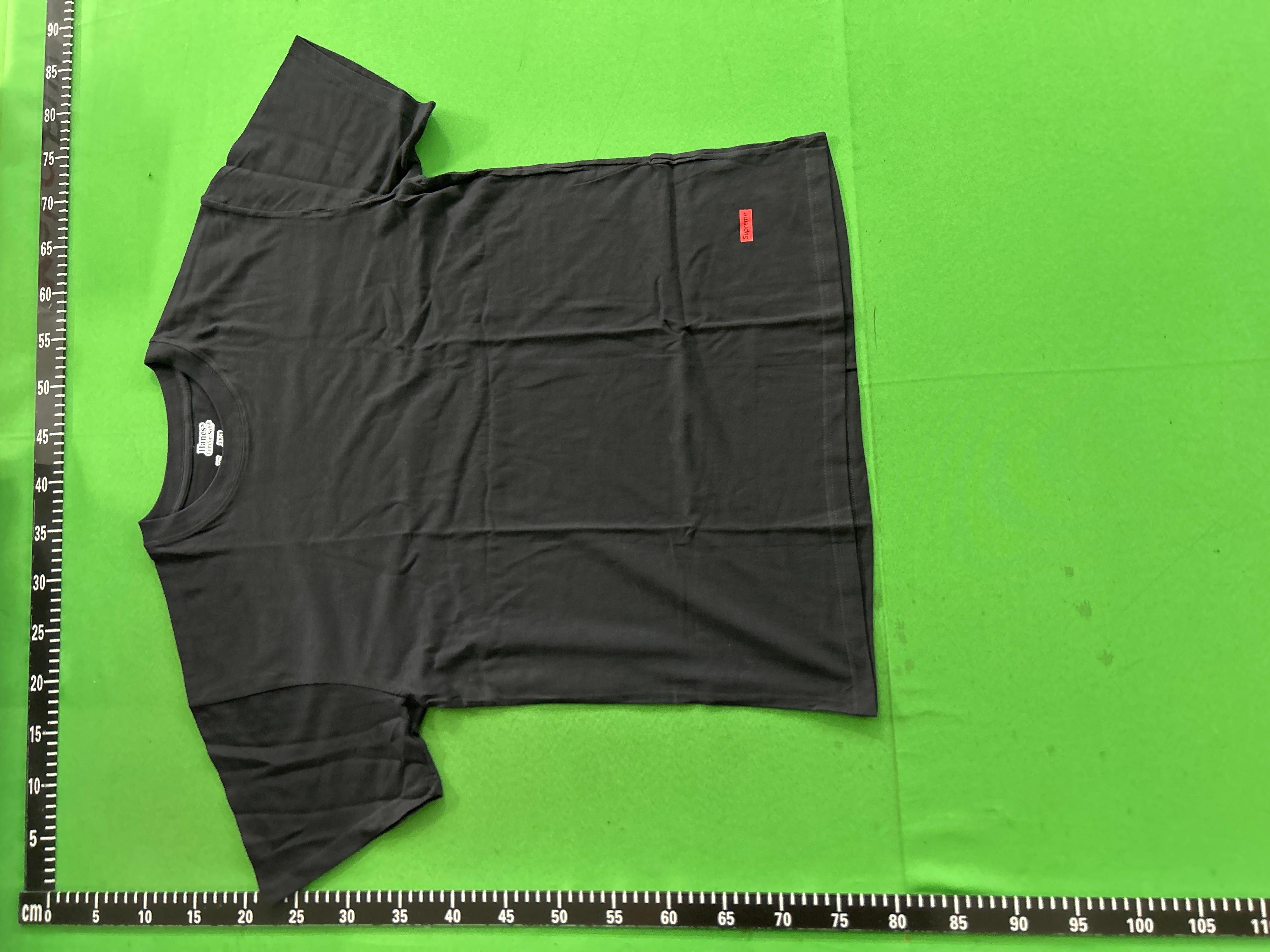 Foto QC 3 de Supreme Hanes Tagless T-shirt White