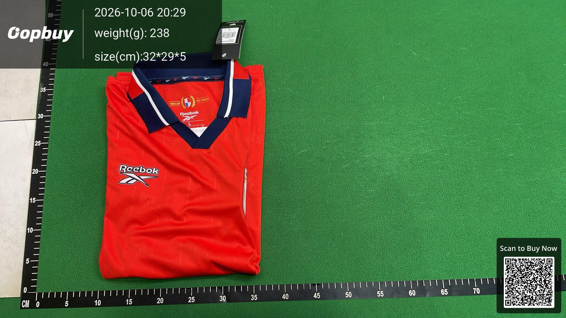 Foto QC 8 de Reebok x Panama Retro 1992/94 Home Jersey Red