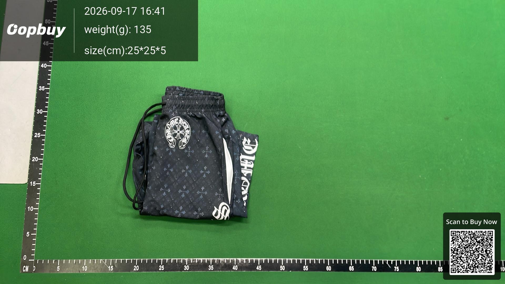 Foto QC 4 de Chrome Hearts Board Shorts Cross Print Yellow