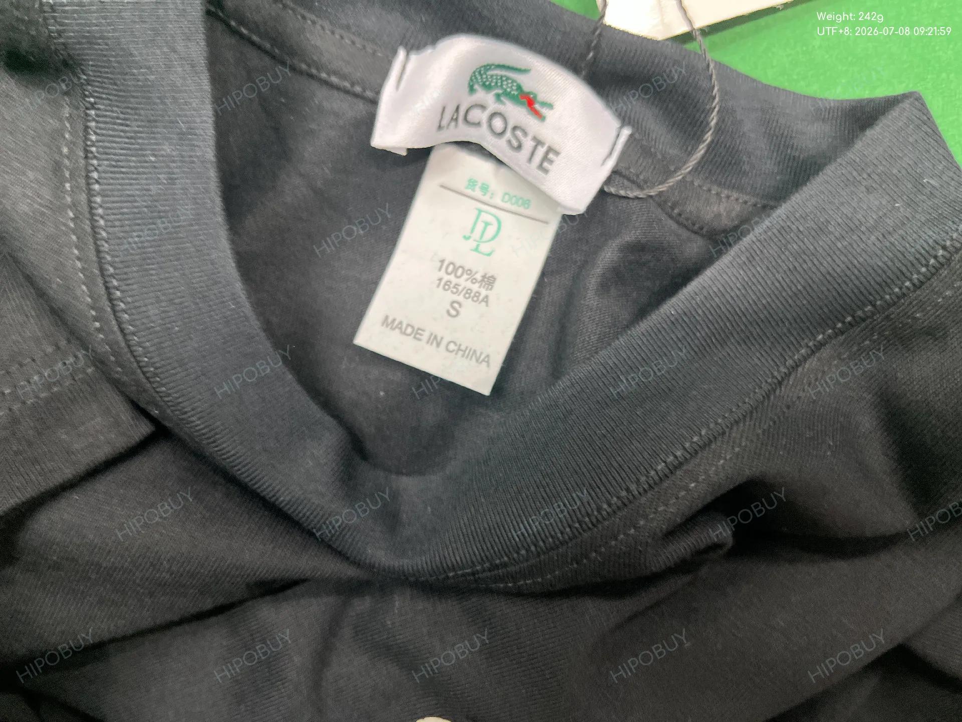 Foto QC 1 de Lacoste Sport T-shirt Crocodile Logo Black