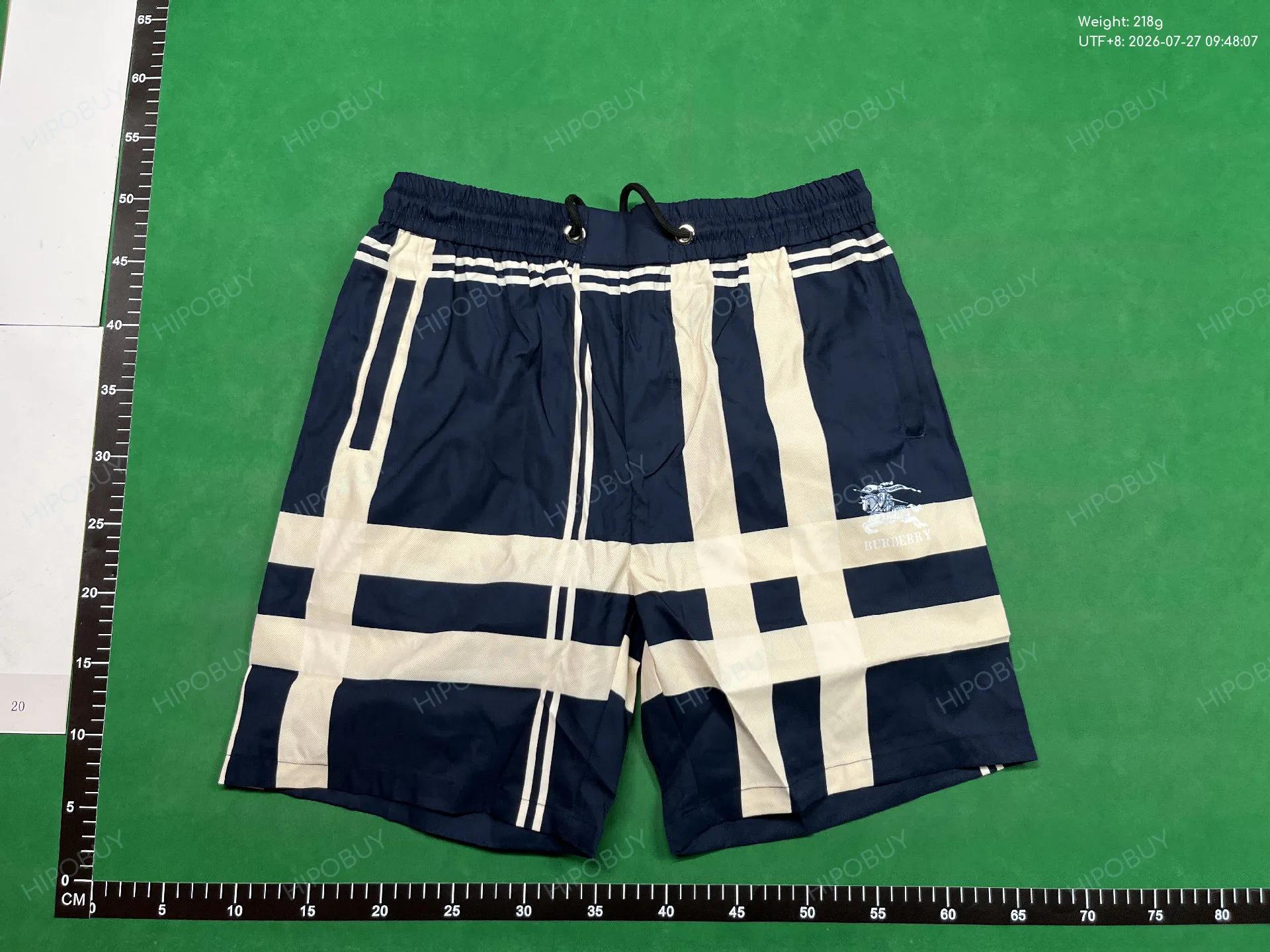 Foto QC 6 de Burberry Board Shorts Mixed Check Multicolor