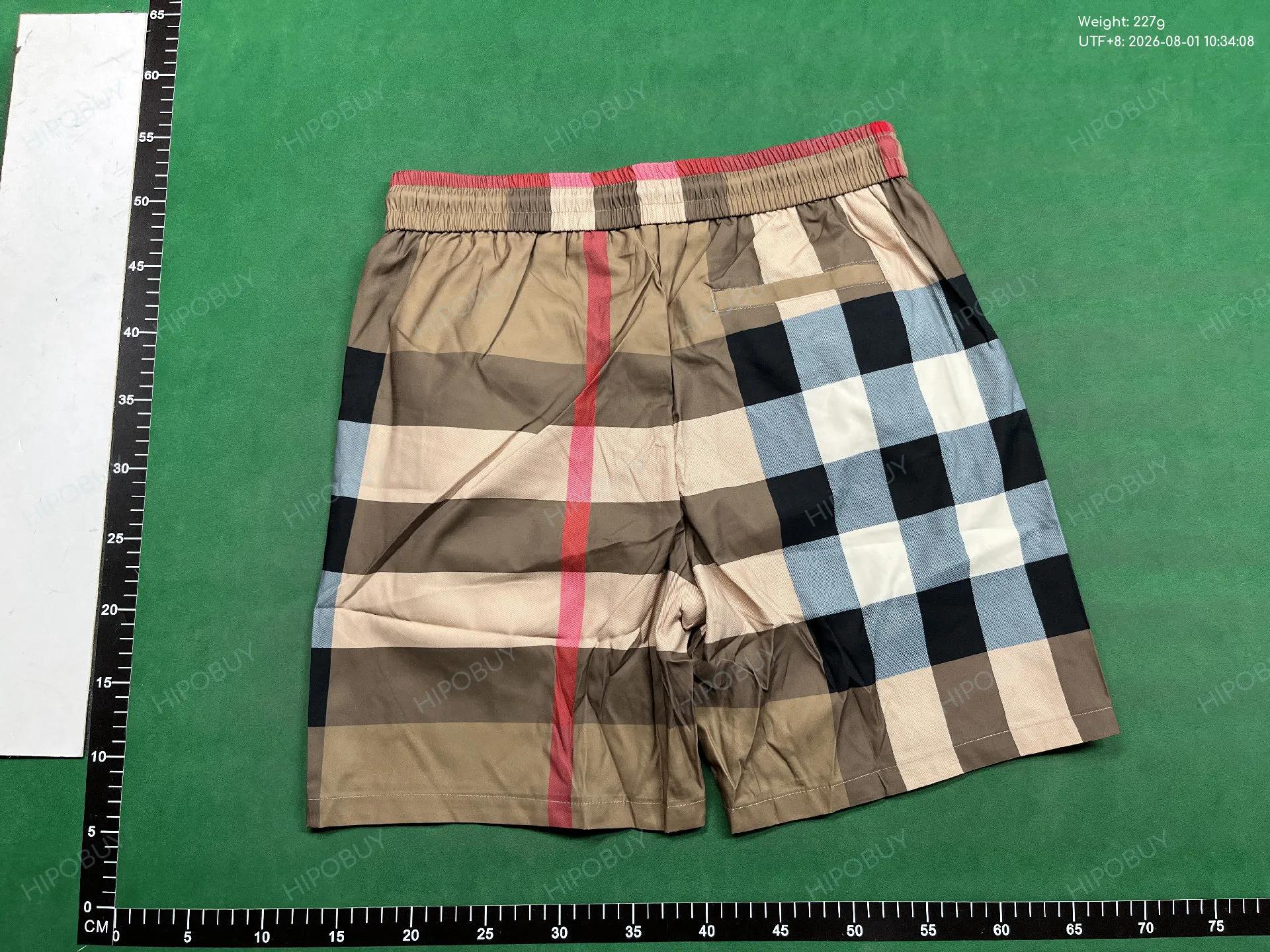 Foto QC 3 de Burberry Board Shorts Mixed Check Multicolor