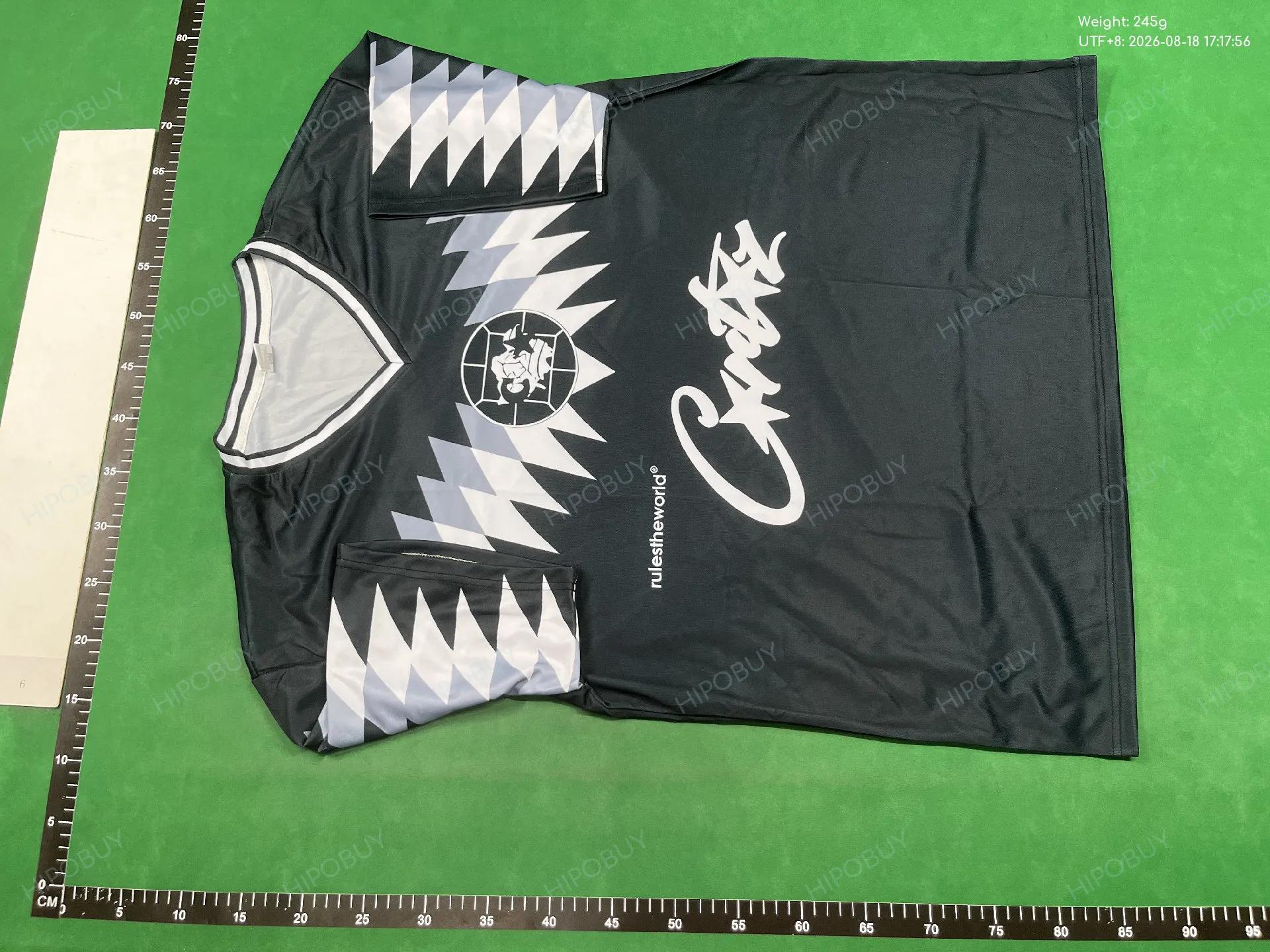 Foto QC 6 de Corteiz Club RTW 2023 Football Jersey Black