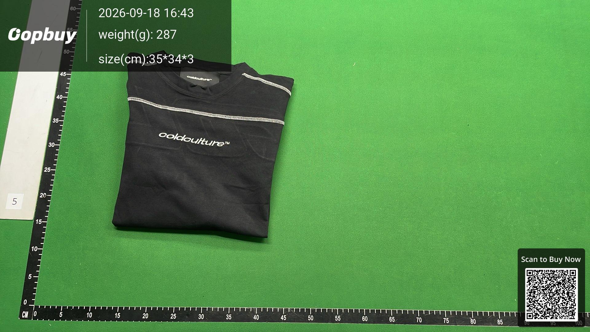 Foto QC 8 de Coldculture T-shirt Logo Contrast Stitch Black