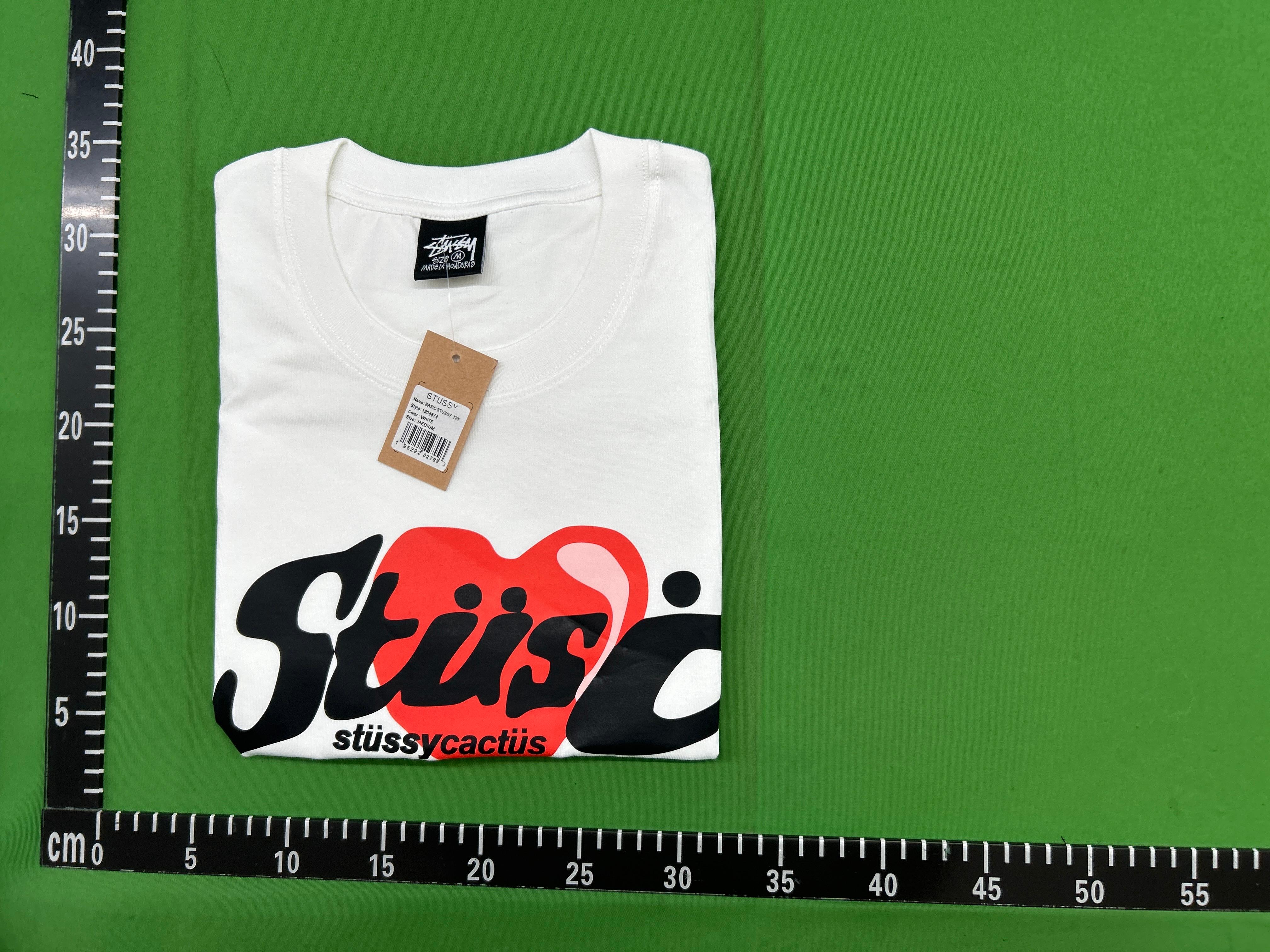 Foto QC 2 de Stussy Cactus Plant Flea Market T-shirt Heart White