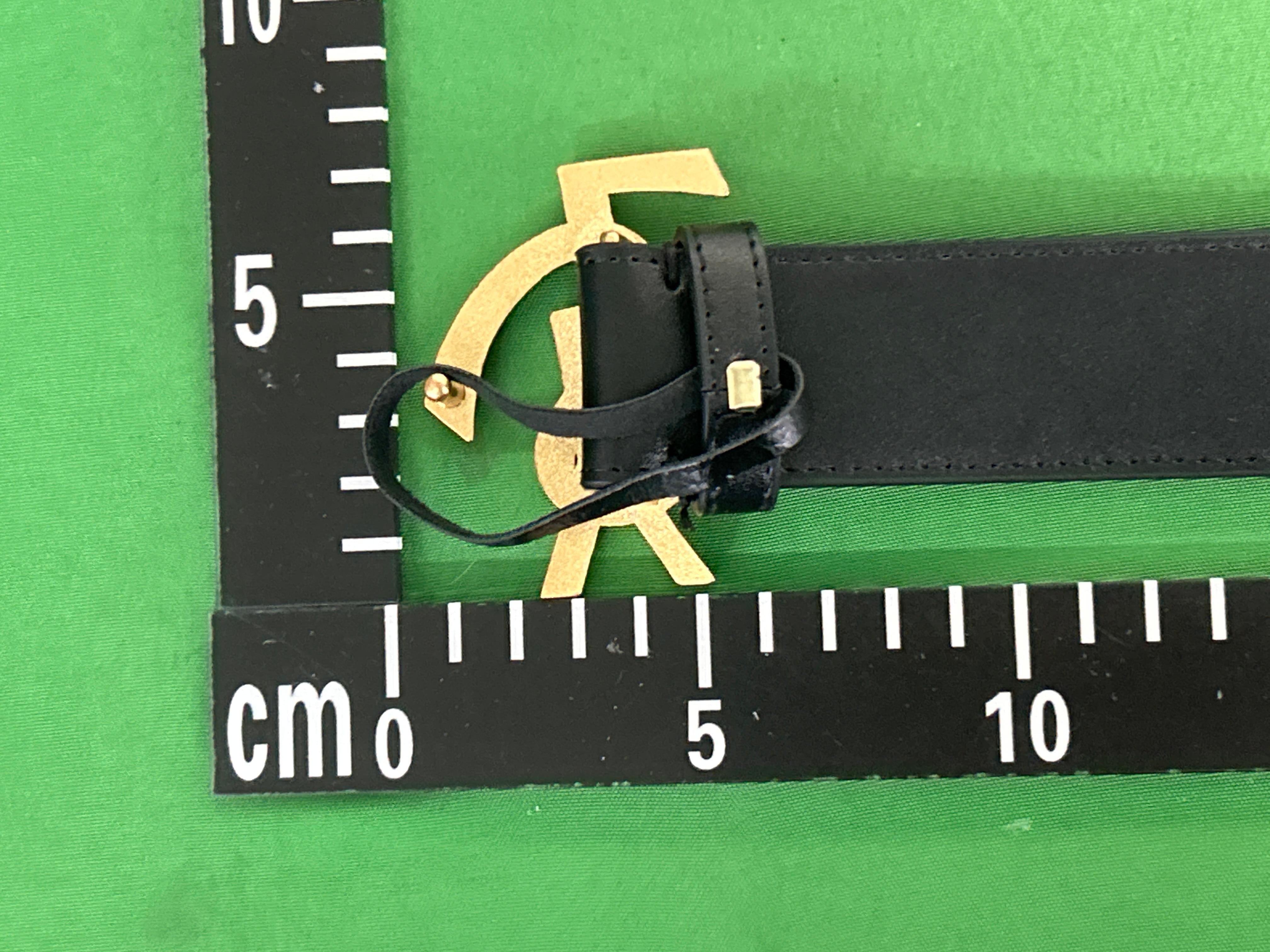Foto QC 7 de Versace La Medusa Belt Black