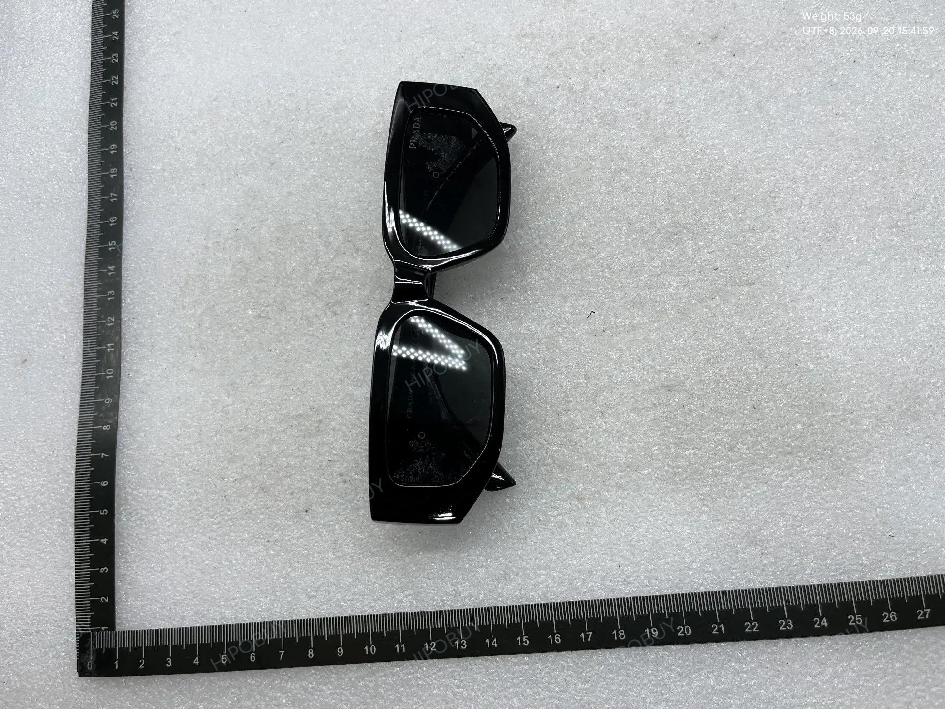 Foto QC 3 de Unbranded Rectangle Acetate Sunglasses Translucent Grey Marble Light Purple