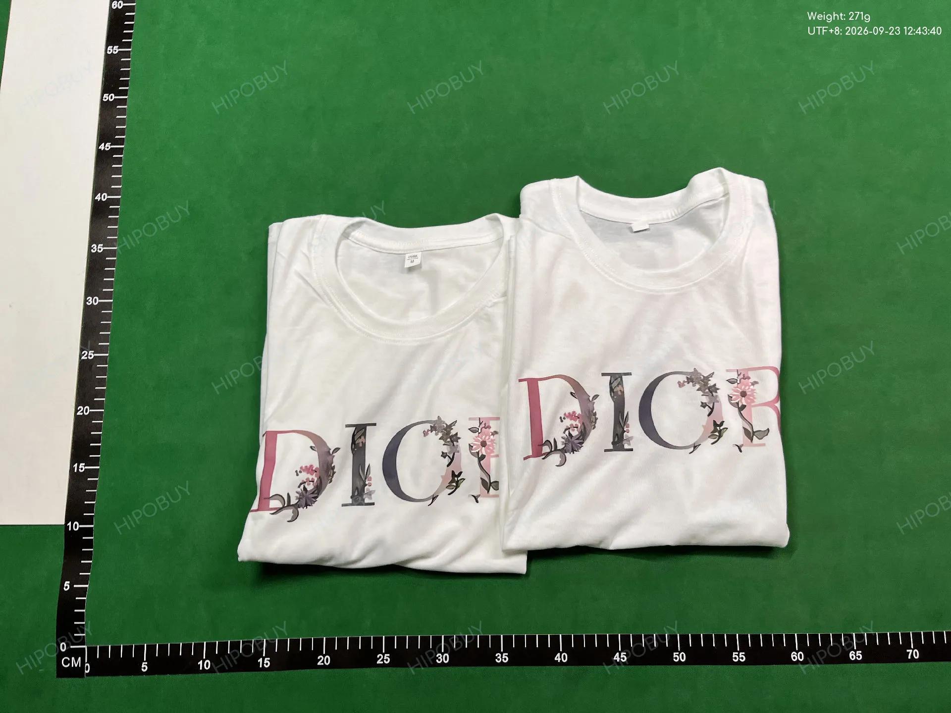 Foto QC 4 de Dior T-shirt Floral Logo Black