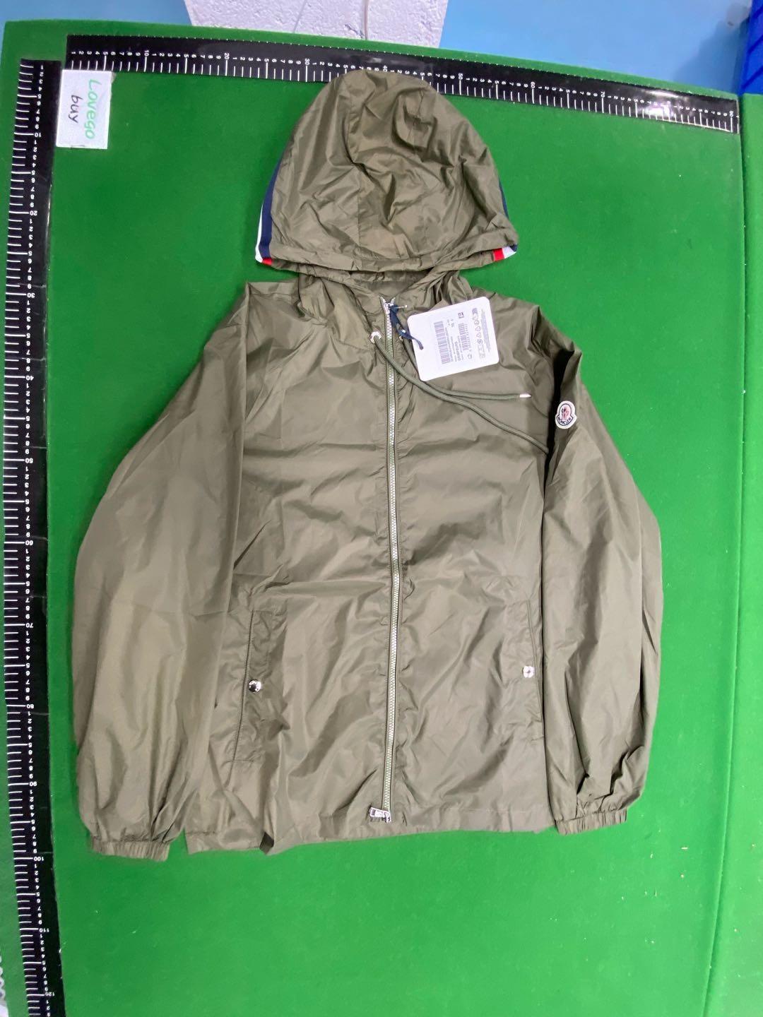 Foto QC 5 de Moncler Windbreaker Jacket Tricolor Stripe Black