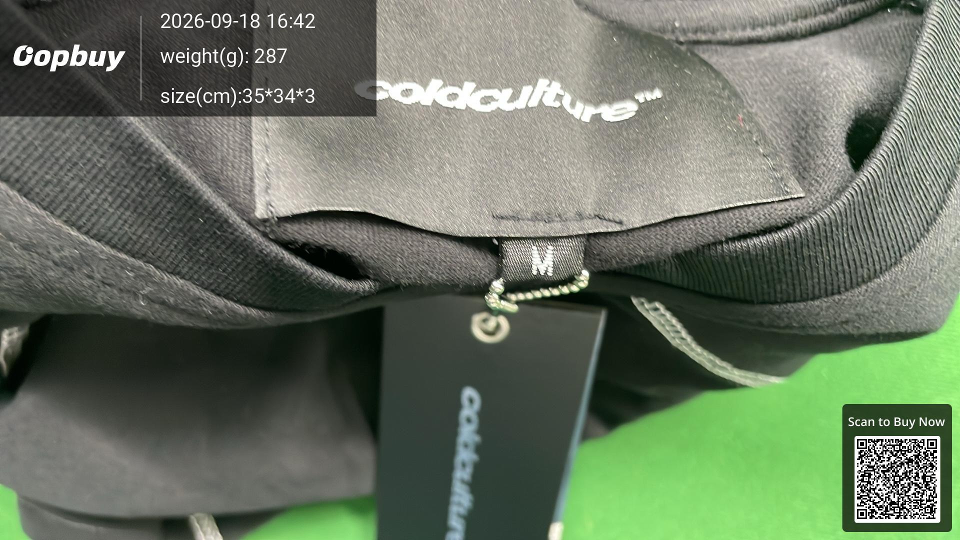 Foto QC 5 de Coldculture T-shirt Logo Contrast Stitch Black