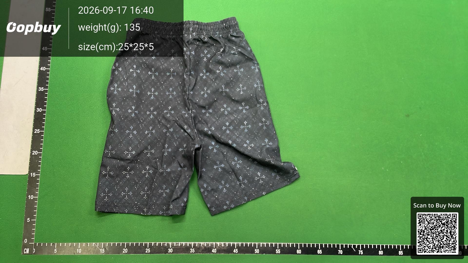 Foto QC 3 de Chrome Hearts Board Shorts Cross Print Yellow