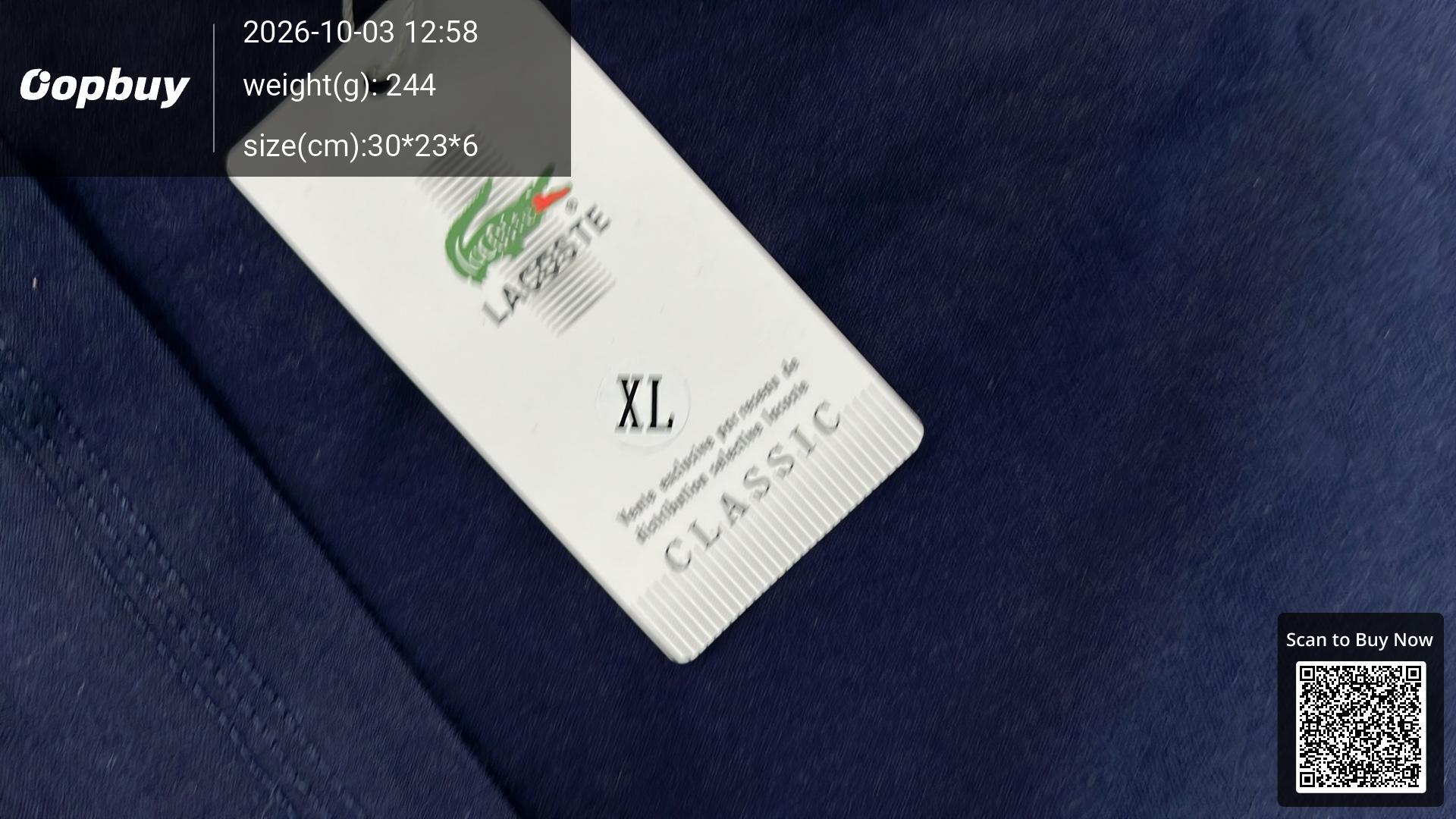 Foto QC 1 de Lacoste Shirt Crocodile Logo Green