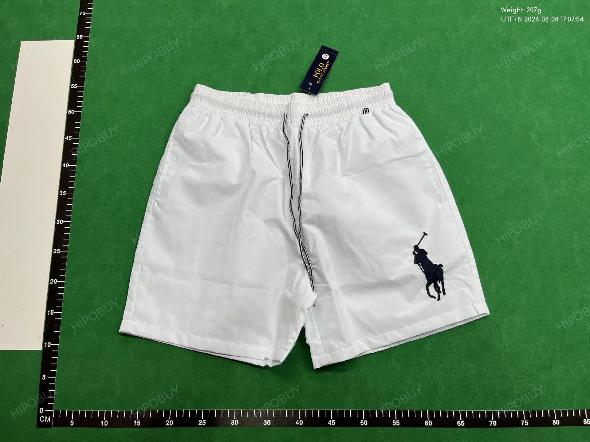 Foto QC 2 de Polo Ralph Lauren Board Shorts Pony Logo White