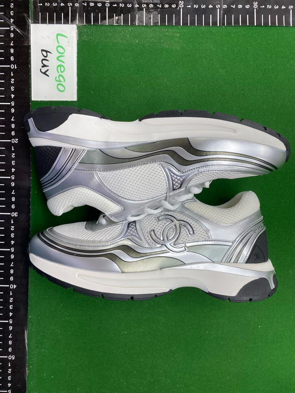 Foto QC 1 de Chanel Runner Low Silver White