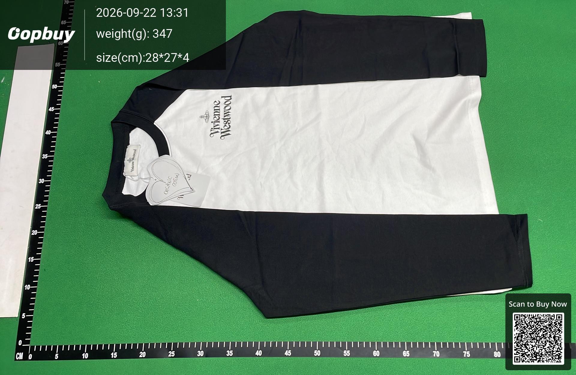 Foto QC 6 de Vivienne Westwood Orb Logo Spray Paint Crewneck Sweater White